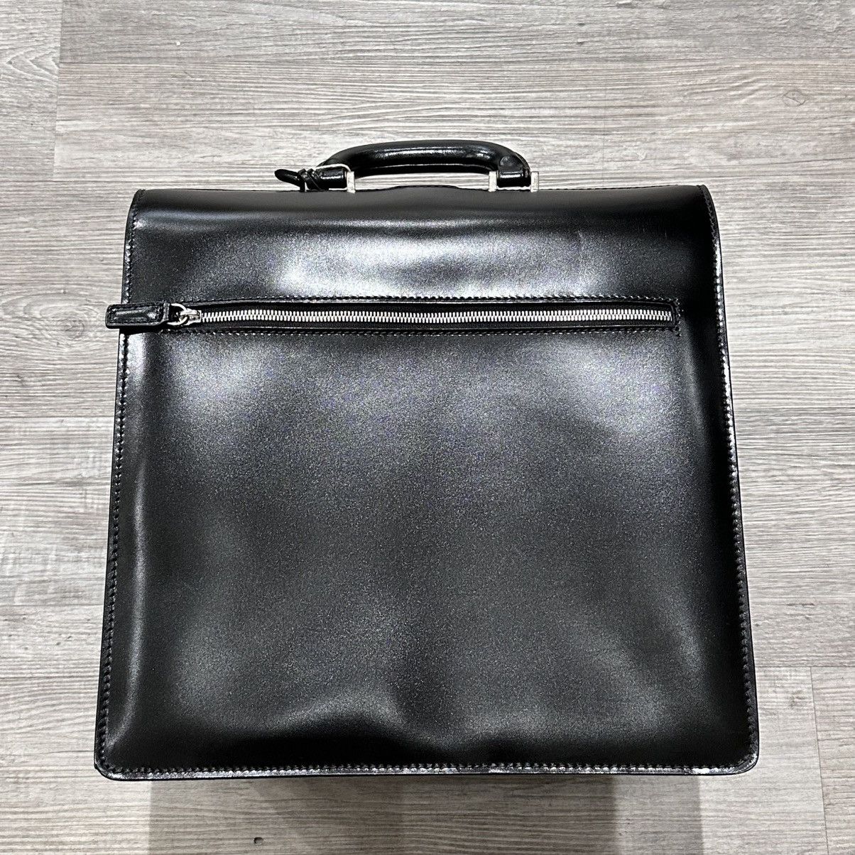 Dsquared2 RARE DSQUARED2 BLACK SMOOTH LEATHER DOCTOR/SATCHEL BAG Size ONE SIZE - 4 Thumbnail