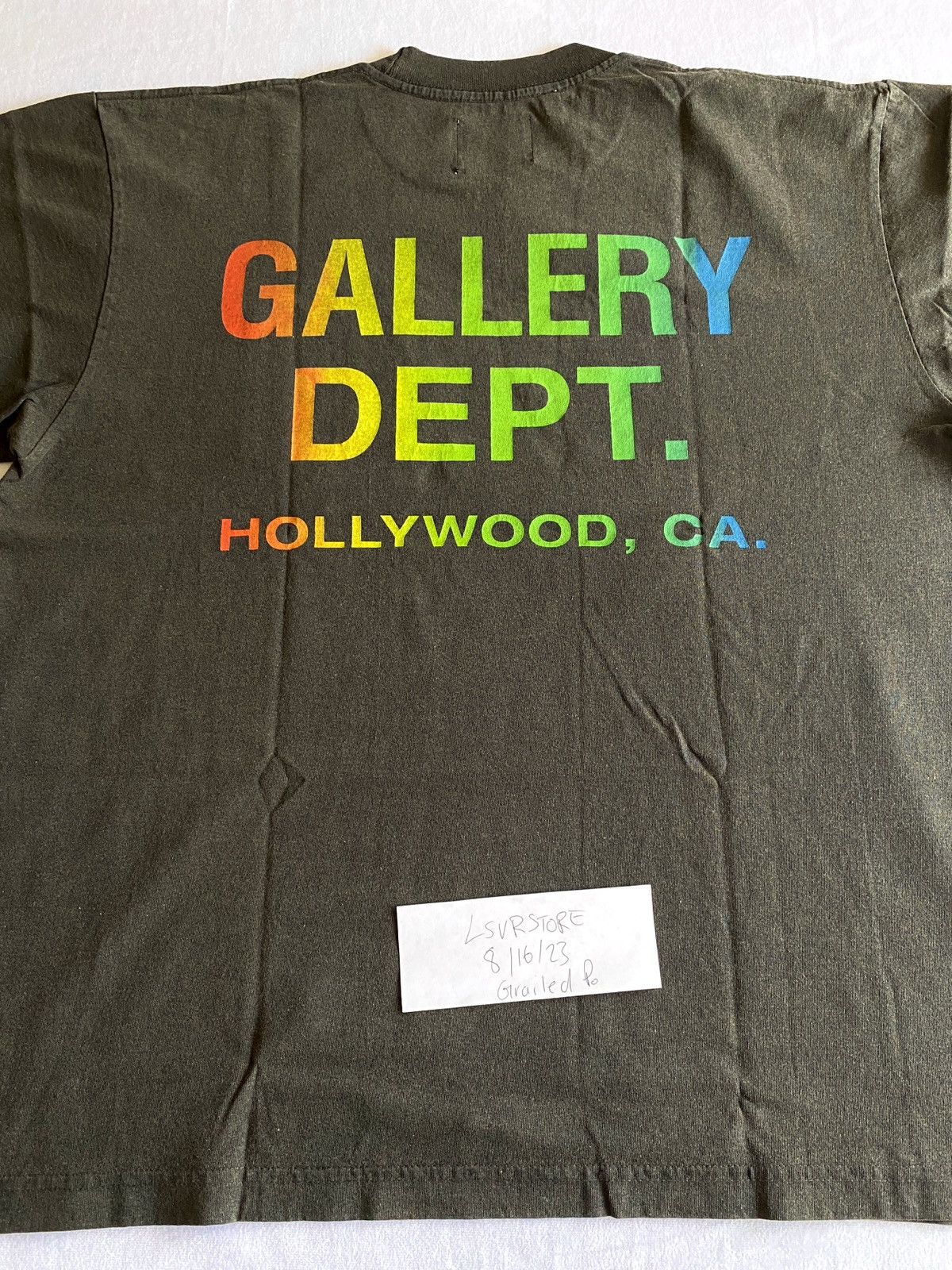 Gallery Dept. Gallery Dept. COLLECTOR S/S RAINBOW POCKET TEE MEDIUM Size US M / EU 48-50 / 2 - 3 Thumbnail