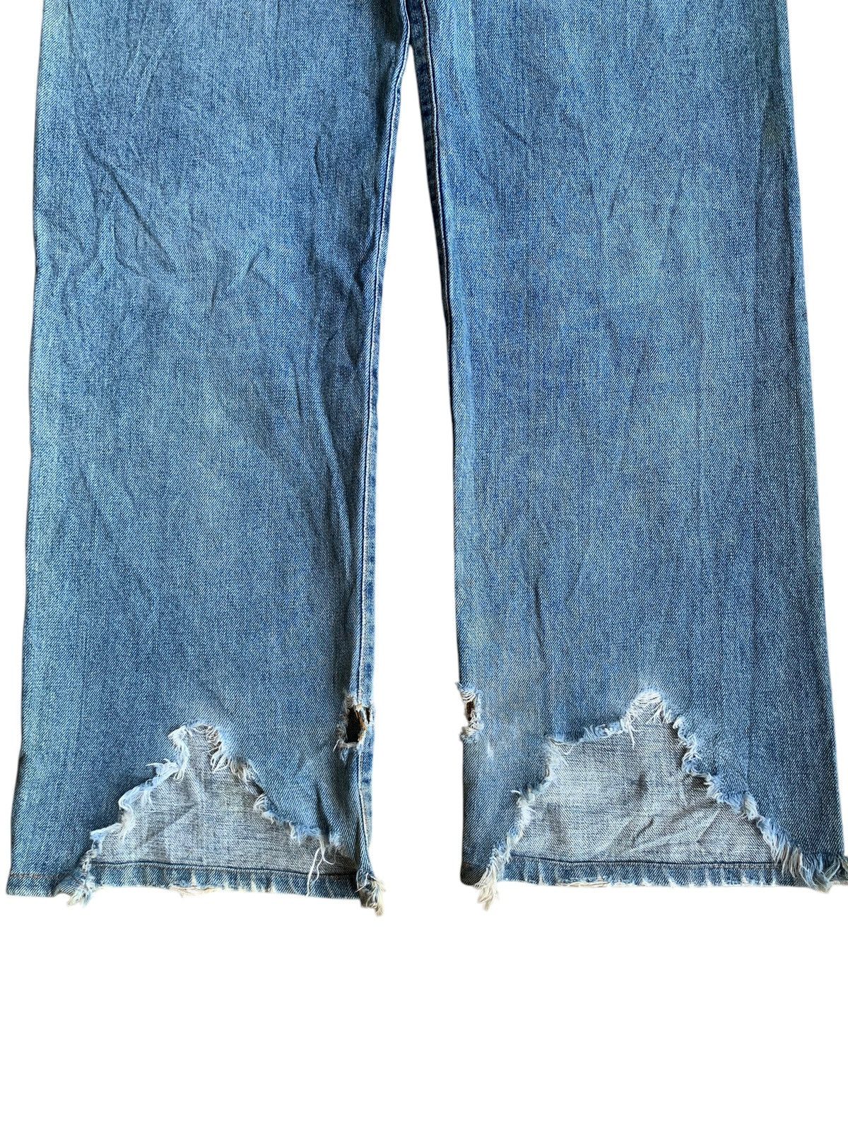 Edwin × Kapital × Vintage VINTAGE EDWIN SELVEDGE 505X BUTTON FLY DISTRESSED DENIM Size US 30 / EU 46 - 10 Thumbnail