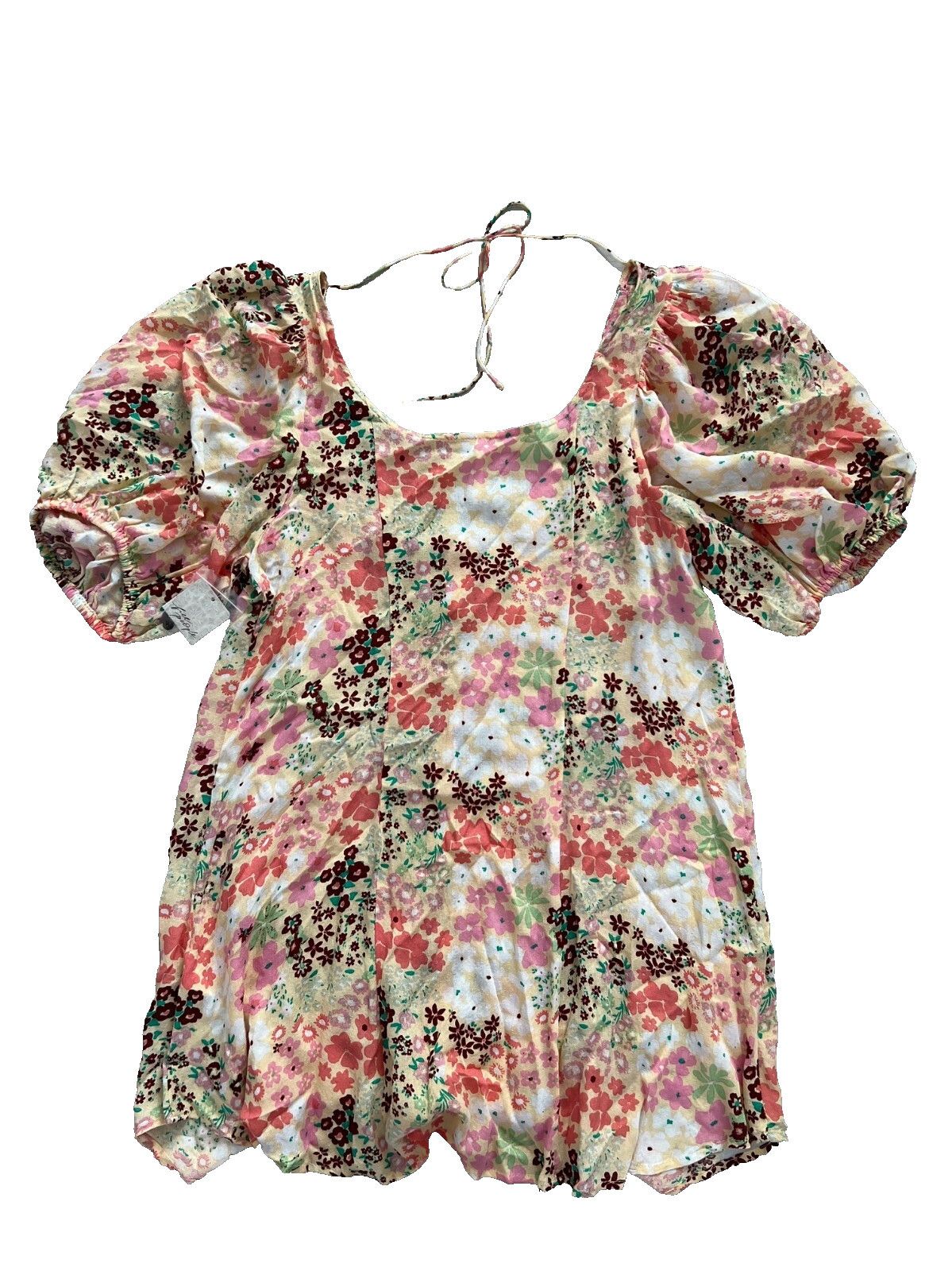 Free People Free People Floral Callie Tunic Button Top ( L ) Size L / US 10 / IT 46 - 6 Thumbnail