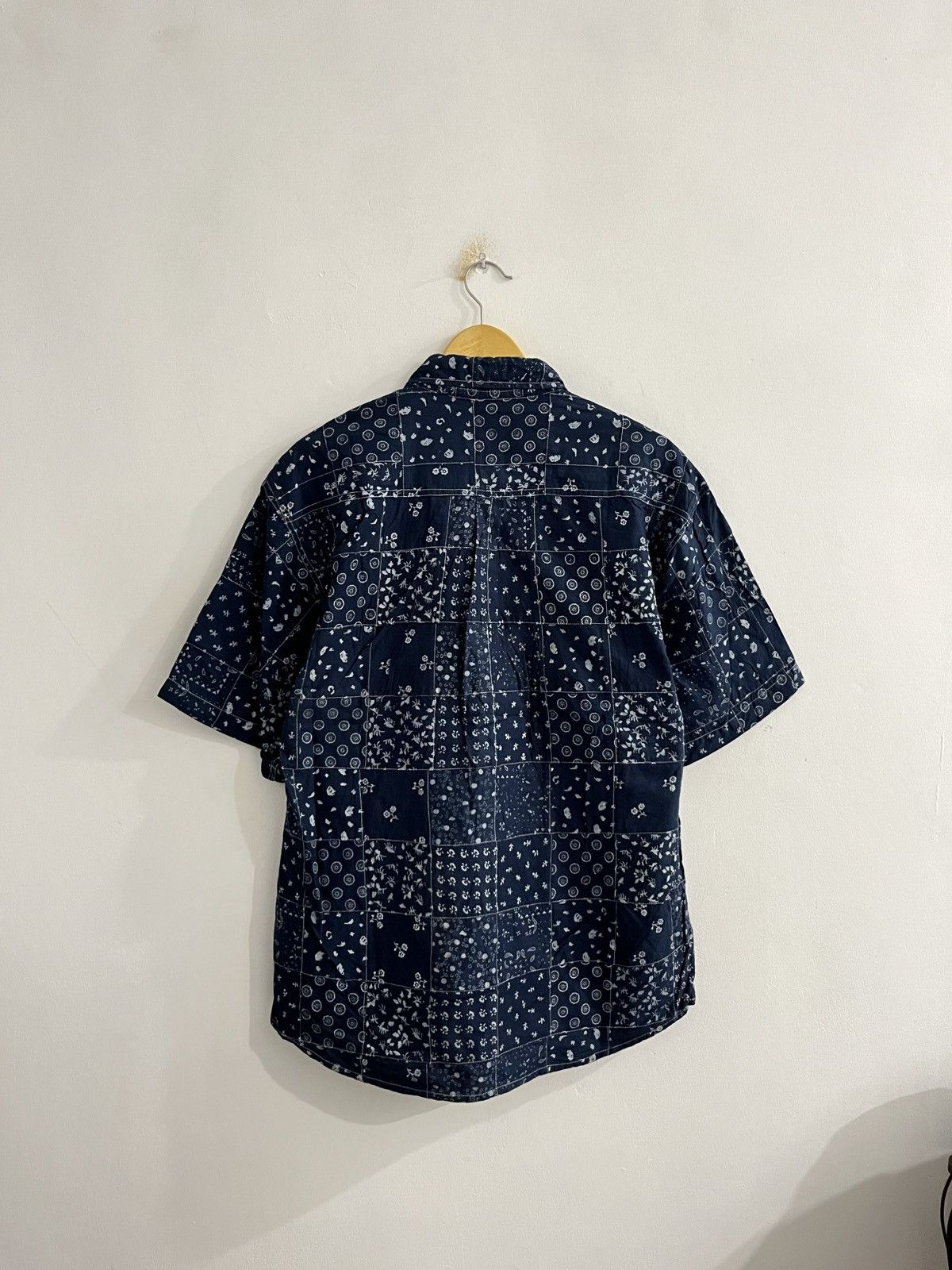 Japanese Brand Franshal Patchwork Shirt Size US XL / EU 56 / 4 - 8 Thumbnail