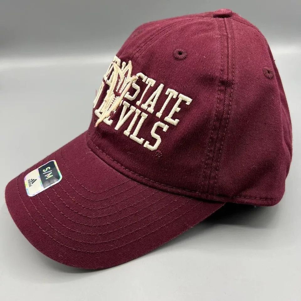 Adidas Arizona State Sun Devils Hat Men Adidas Stretch Fitted S-M Size ONE SIZE - 2 Thumbnail