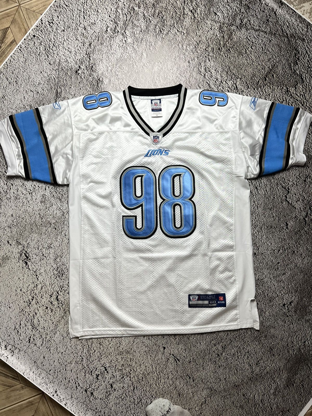 Reebok Early 00’s Detroit Lions NFL Nick Fairley reebok jersey Size US XL / EU 56 / 4 - 1 Thumbnail