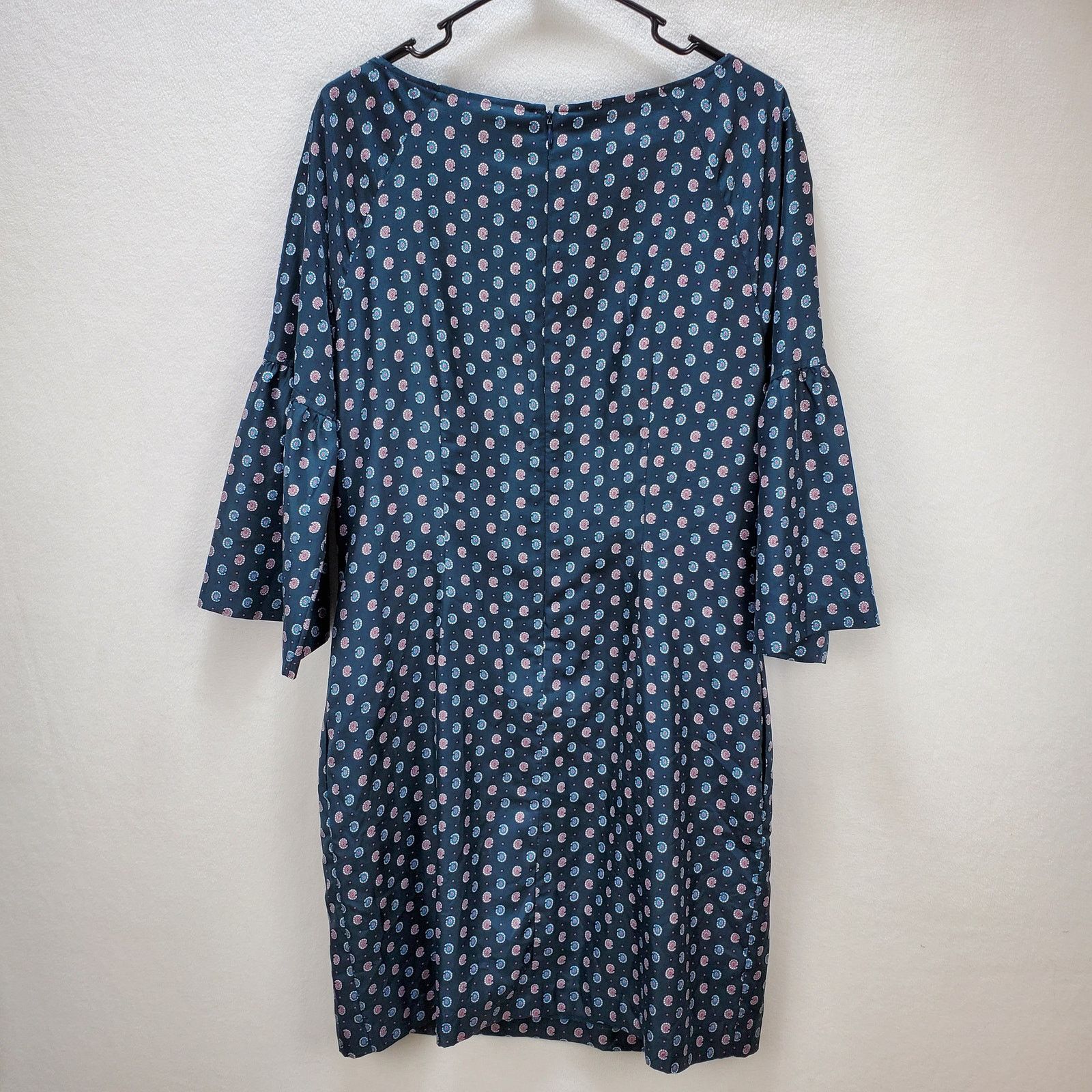 Banana Republic Banana Republic Dress Womens Medium Shift Midi Blue Size M / US 6-8 / IT 42-44 - 2 Thumbnail