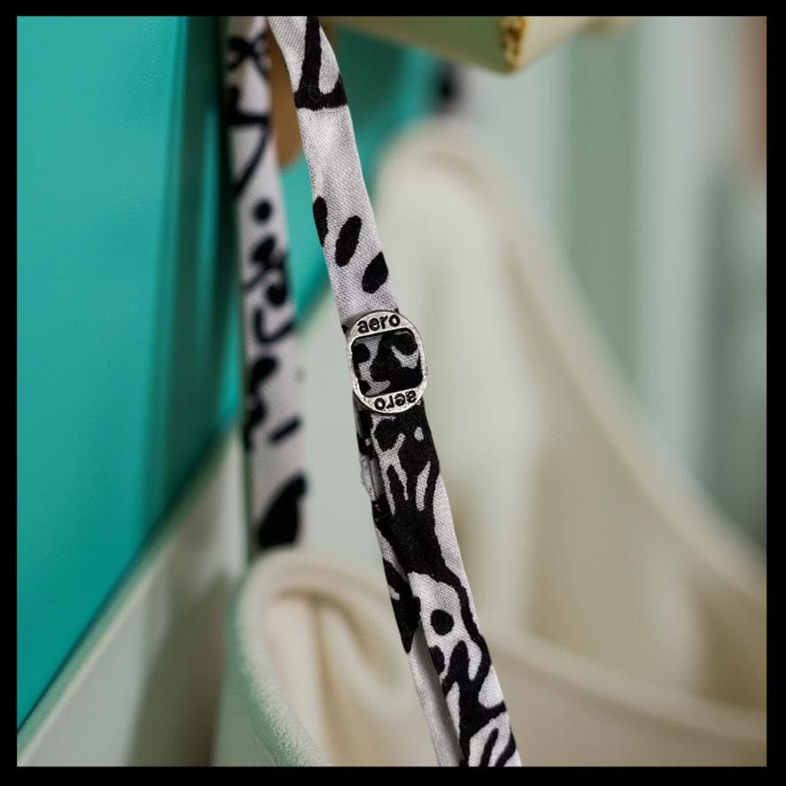 Aeropostale Black and white floral maxi dress with Pink hem Size L / US 10 / IT 46 - 6 Thumbnail