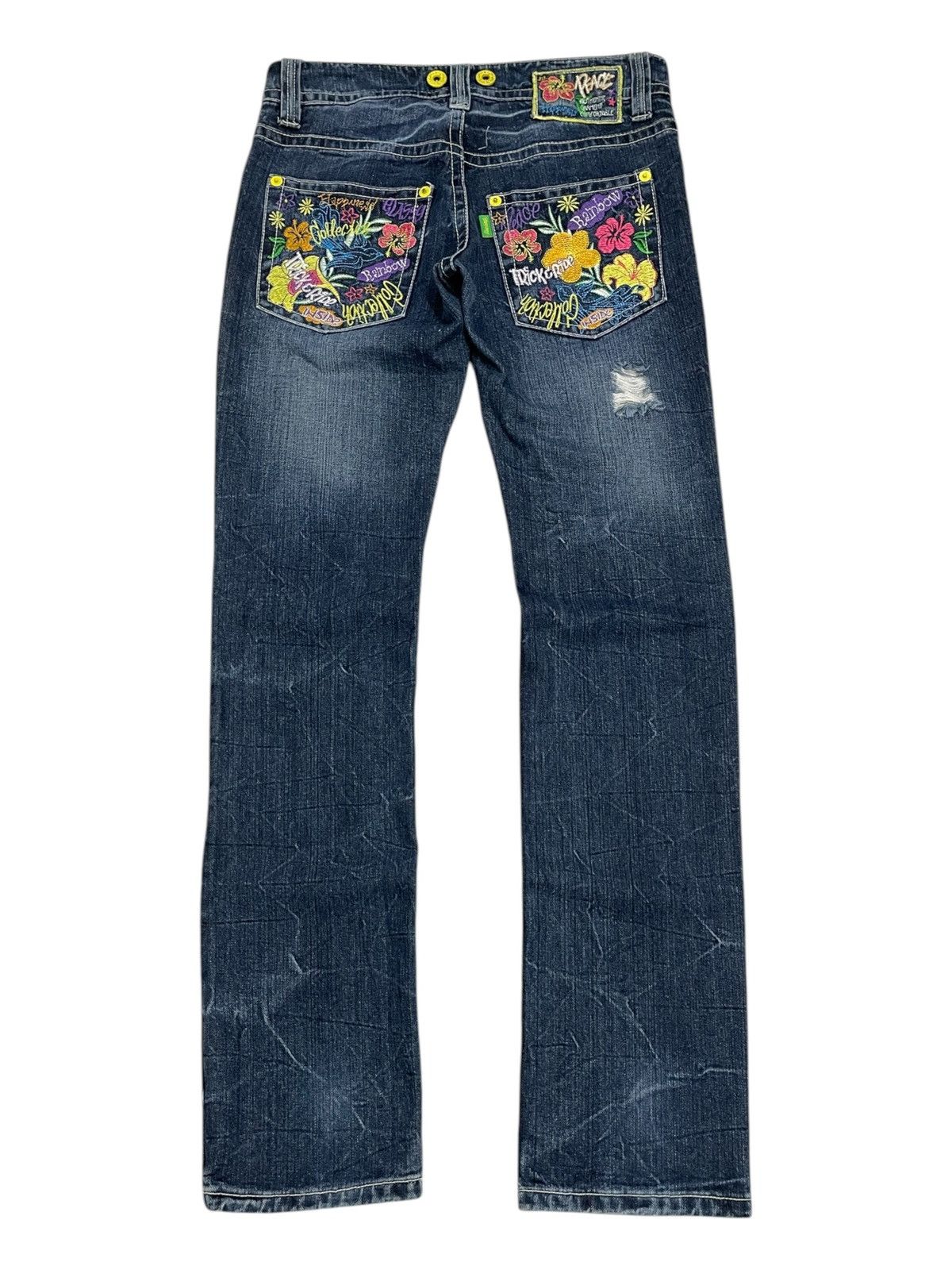 Hysteric Glamour × Japanese Brand Embroidery Graffiti Y2K Surf Hawaii Floral Pocket Size US 30 / EU 46 - 1 Thumbnail