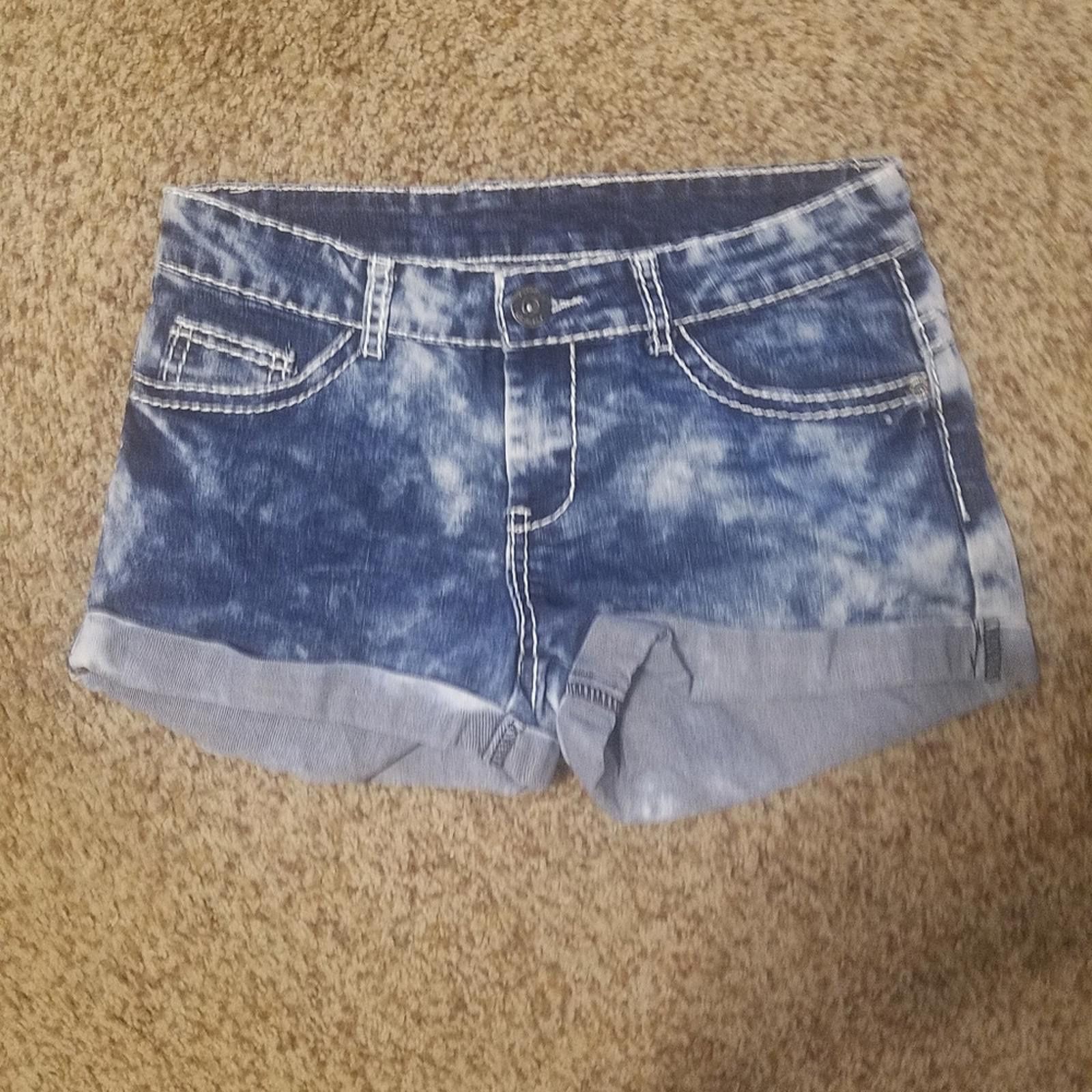 Designer FB Sister Blue Denim Women's Shorts Size Small Size 28" / US 6 / IT 42 - 2 Thumbnail