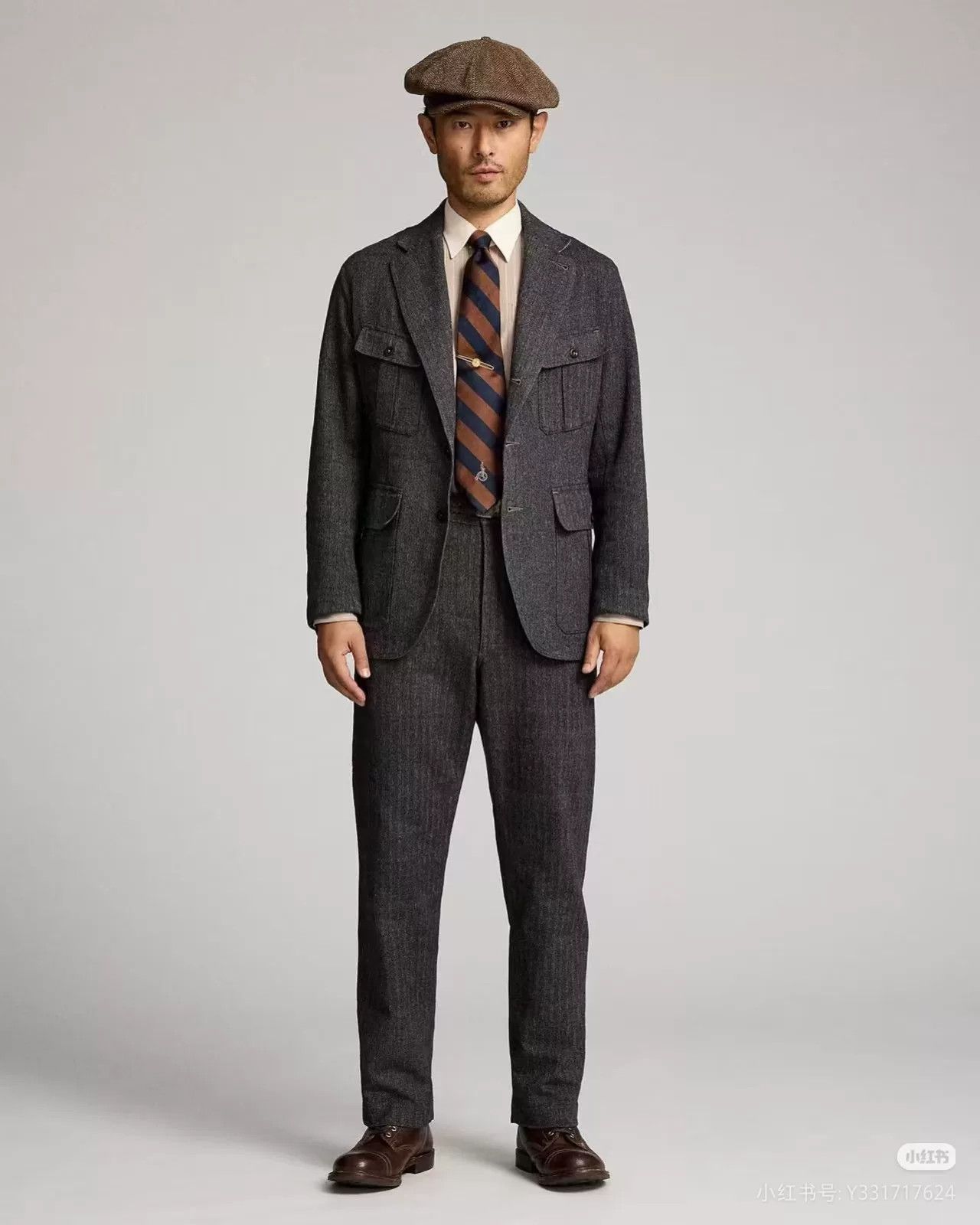 RRL Ralph Lauren RRL Men's Formal Suit Jacket Size US L / EU 52-54 / 3 - 1 Thumbnail