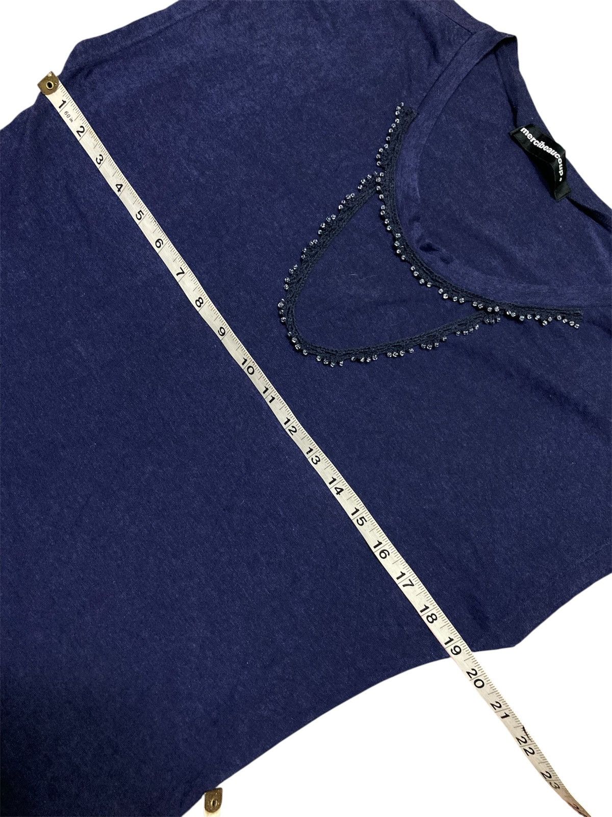 Issey Miyake Mercibeaucoup Blue Women’s Top by Issey Miyake Size M / US 6-8 / IT 42-44 - 10 Thumbnail