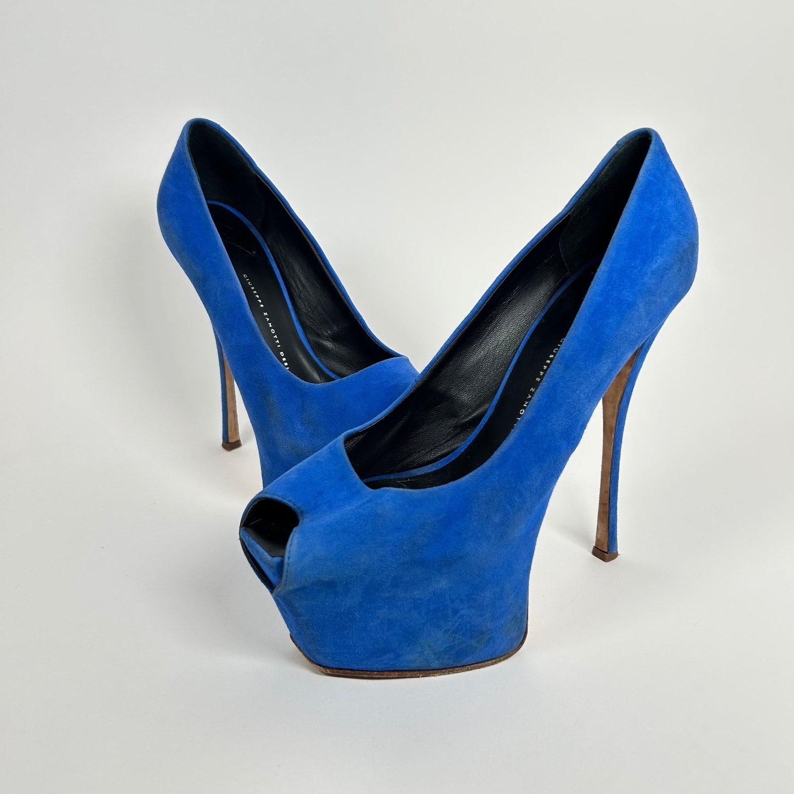 Giuseppe Zanotti Giuseppe Zanotti Royal Blue Heels Size 40 Size US 10 / IT 40 - 3 Thumbnail
