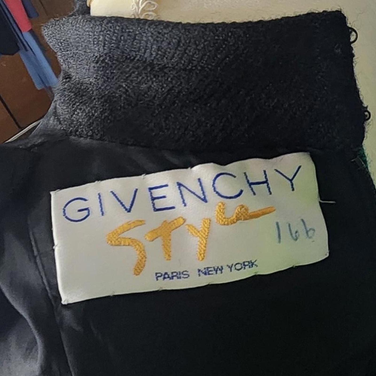 Givenchy Givenchy. 80s Wool Long-Sleeve Dress. 4/6 Size S / US 4 / IT 40 - 2 Thumbnail