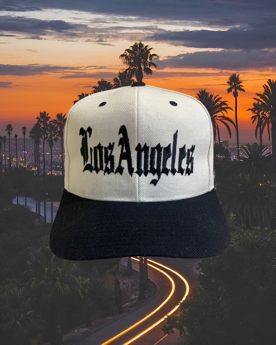 Vintage Los Angeles Old English Snapback Hat Vintage NWA Eazy E