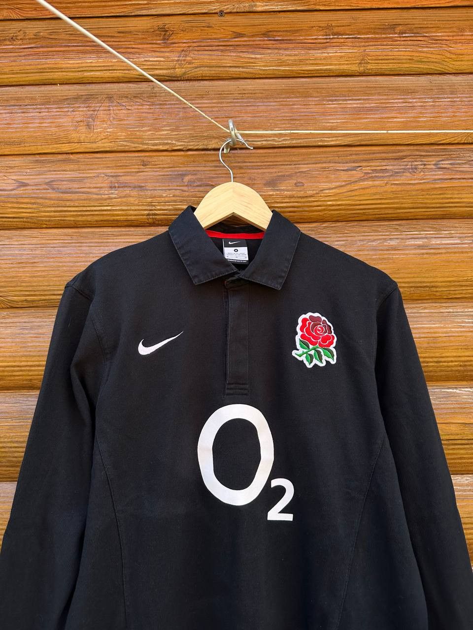 Nike Nike England Rugby Union Jersey Long Sleeve Size US M / EU 48-50 / 2 - 2 Thumbnail