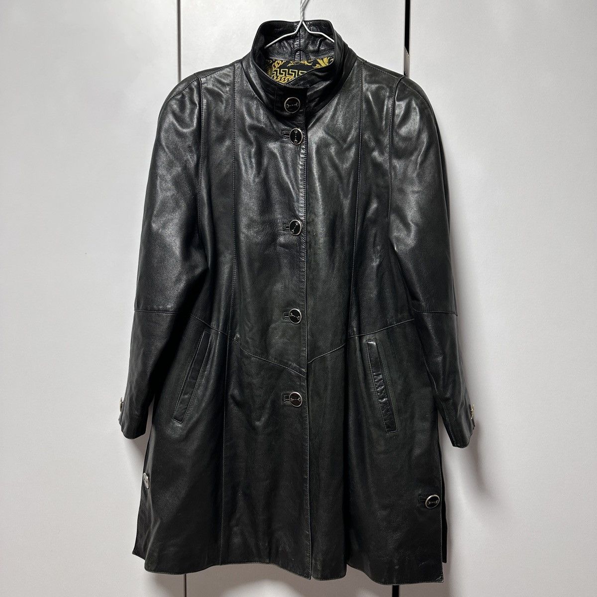 Other Cygielman beautiful black leather coat Size S / US 4 / IT 40 - 1 Thumbnail