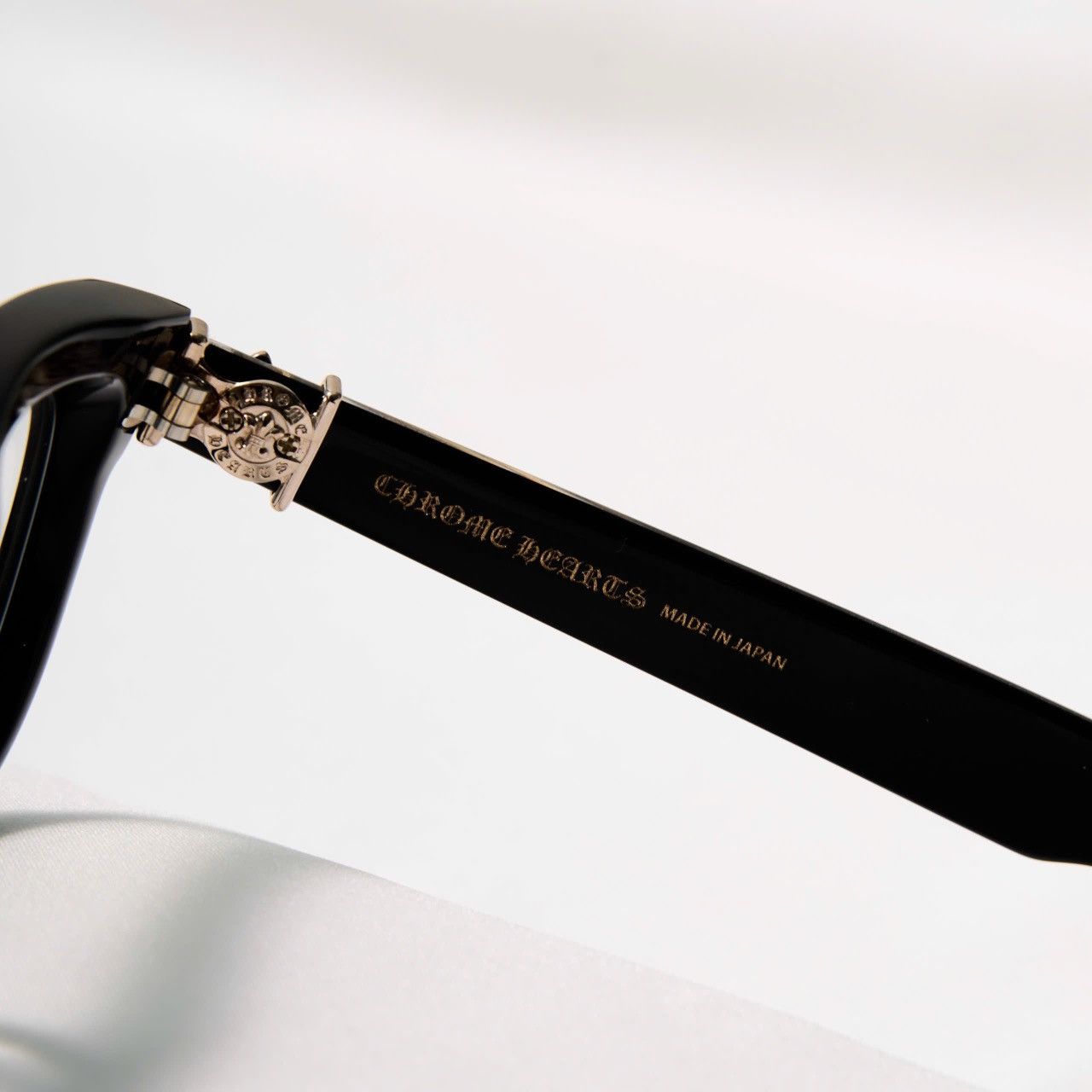 Chrome Hearts CHROME HEARTS SEE YOU IN TEA BLACK-GOLD PLATED GLASSES Size ONE SIZE - 4 Thumbnail