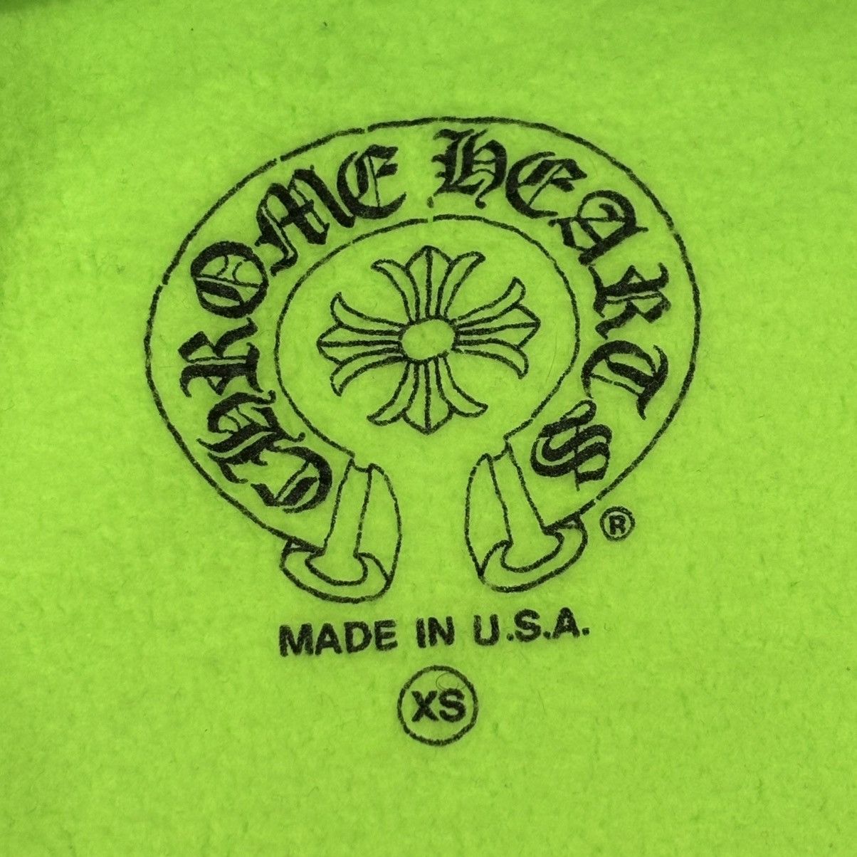 Chrome Hearts Chrome Hearts Miami Music Week Exclusive Neon Green Hoodie Size US XS / EU 42 / 0 - 6 Thumbnail