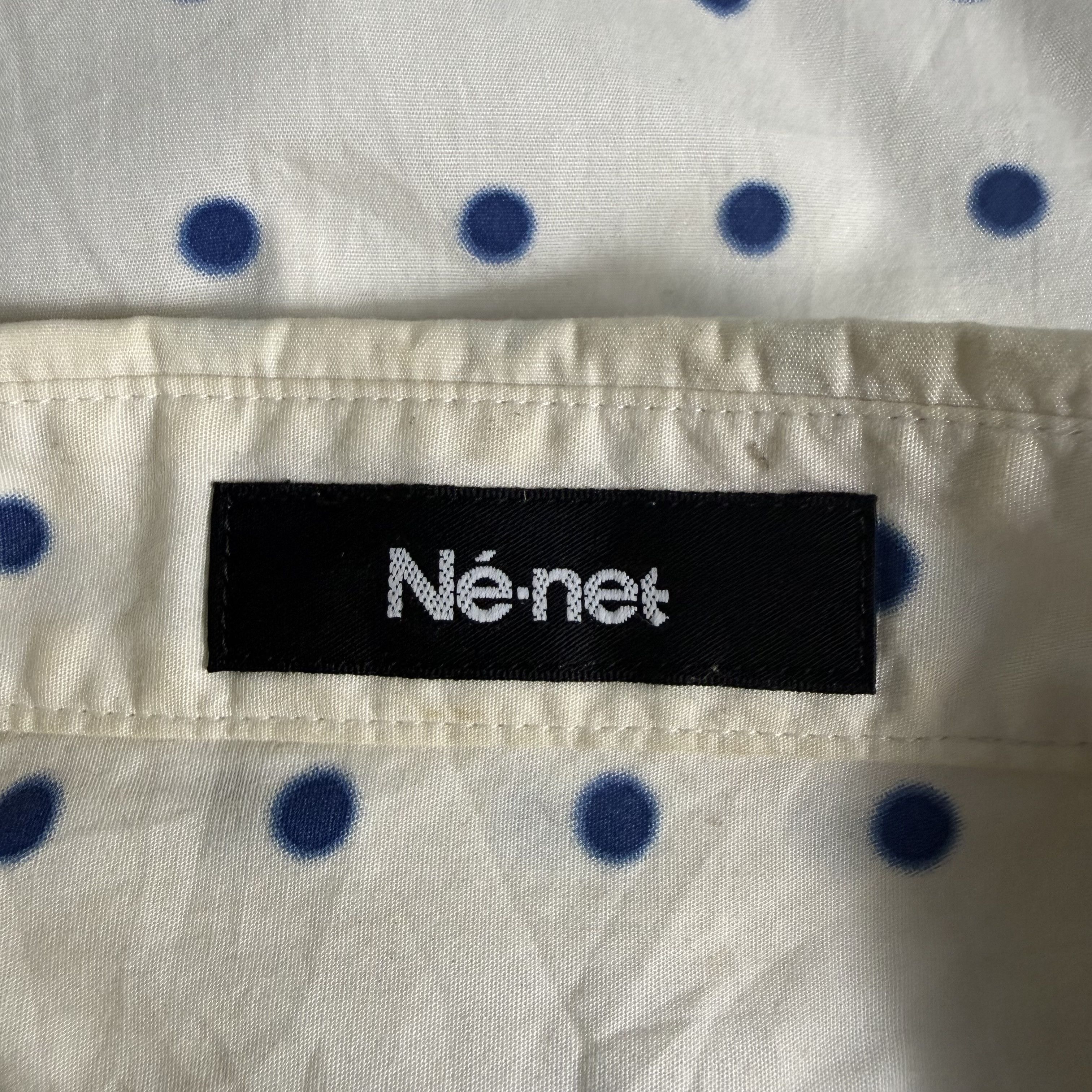 Ne-Net 🔥RARE🔥Ne-net L/S Polka Dot Special Layer Button Up Shirt Size US L / EU 52-54 / 3 - 5 Thumbnail