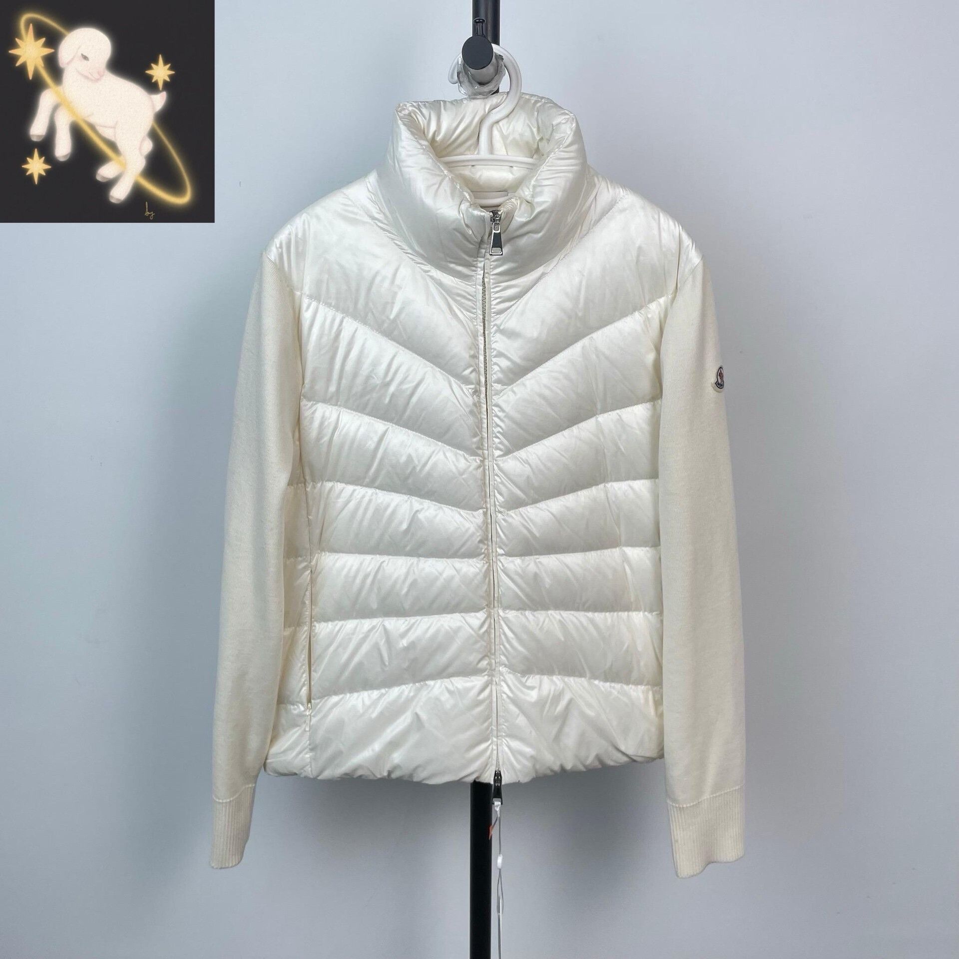 Moncler Moncler White Heavy Coat M Men Size US M / EU 48-50 / 2 - 1 Thumbnail