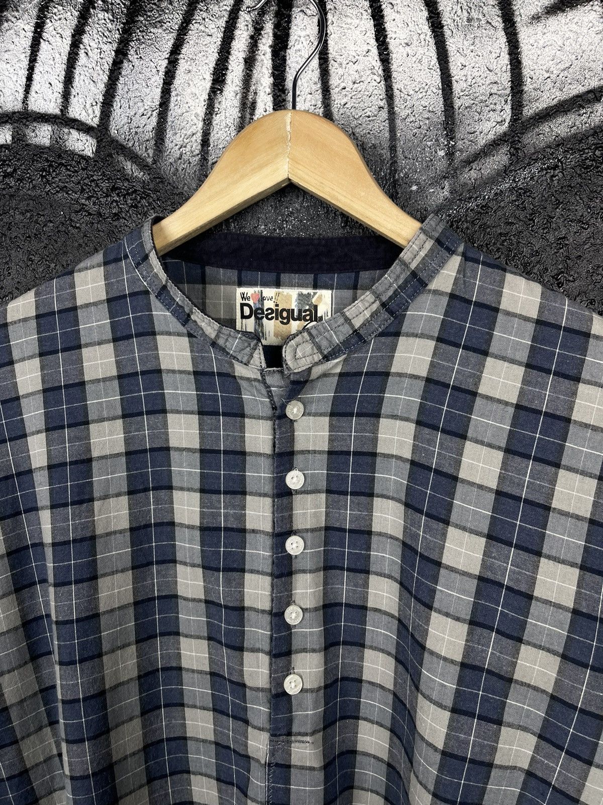 Desigual × Vintage Desigual 1/4 Button Up Shirt Men’s Size 3XL Size US XXL / EU 58 / 5 - 8 Thumbnail