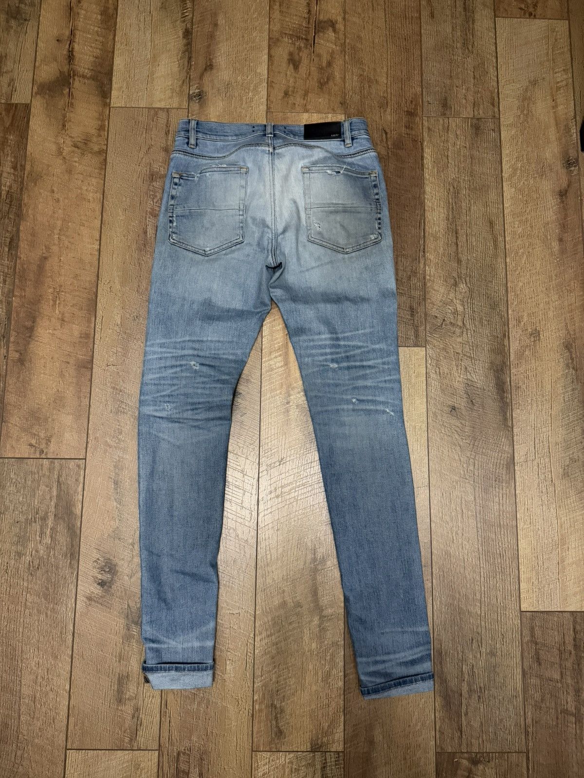 Amiri Amiri Stack Jean Blue Size US 32 / EU 48 - 3 Thumbnail