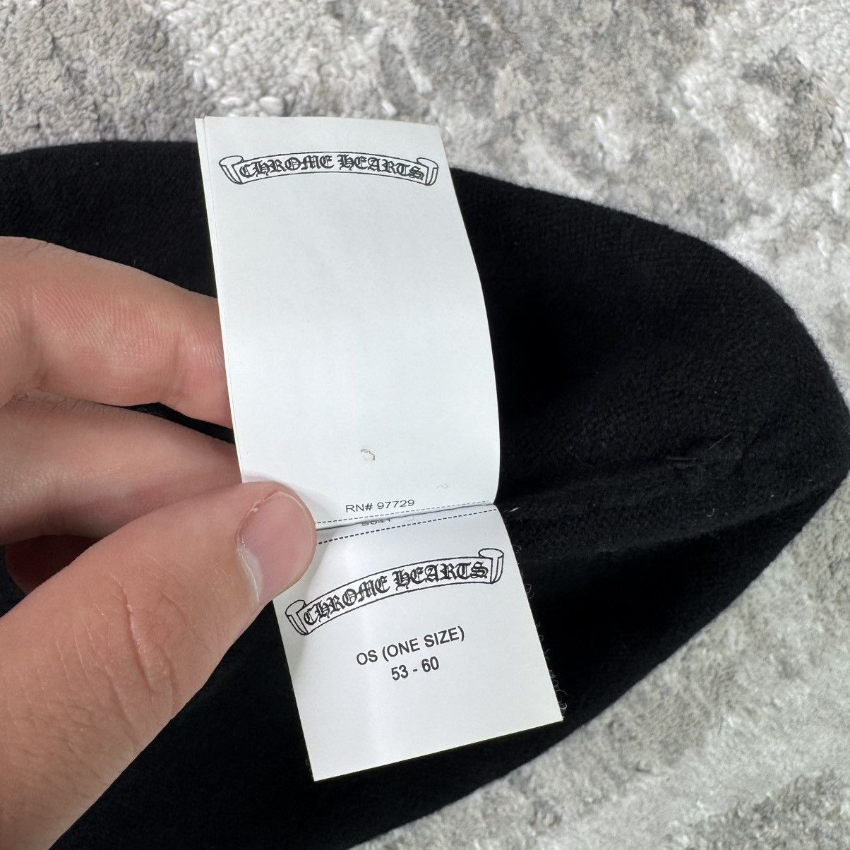 Chrome Hearts Triple cross leather patch cashmere ski mask beanie Size ONE SIZE - 11 Thumbnail