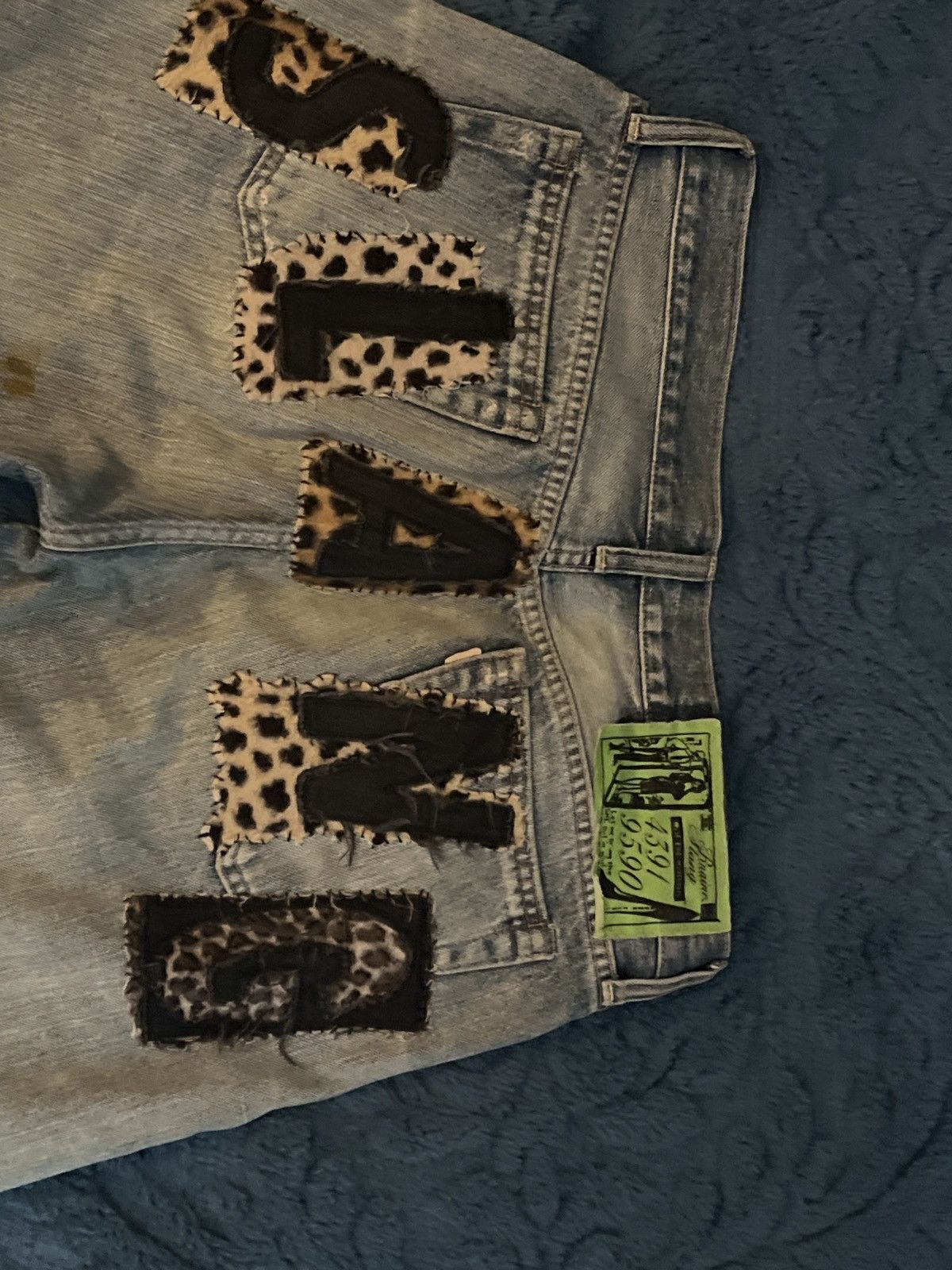Other Vintage Rna Inc. Patchwork Jeans RARE Size US 32 / EU 48 - 3 Thumbnail