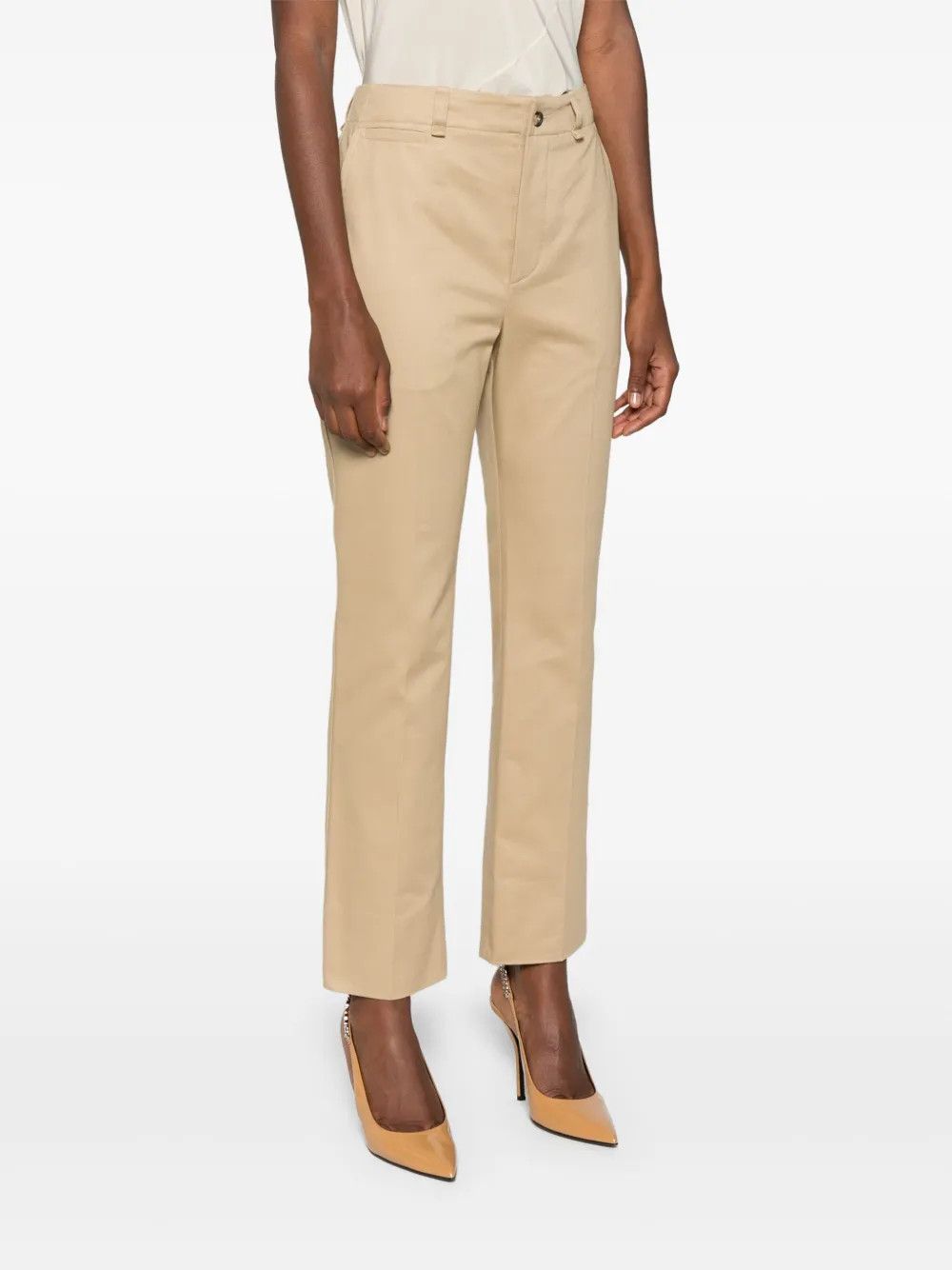 Saint Laurent Paris o1y0126 Casual Pant in Sand Size 26" / US 2 / IT 38 - 4 Thumbnail