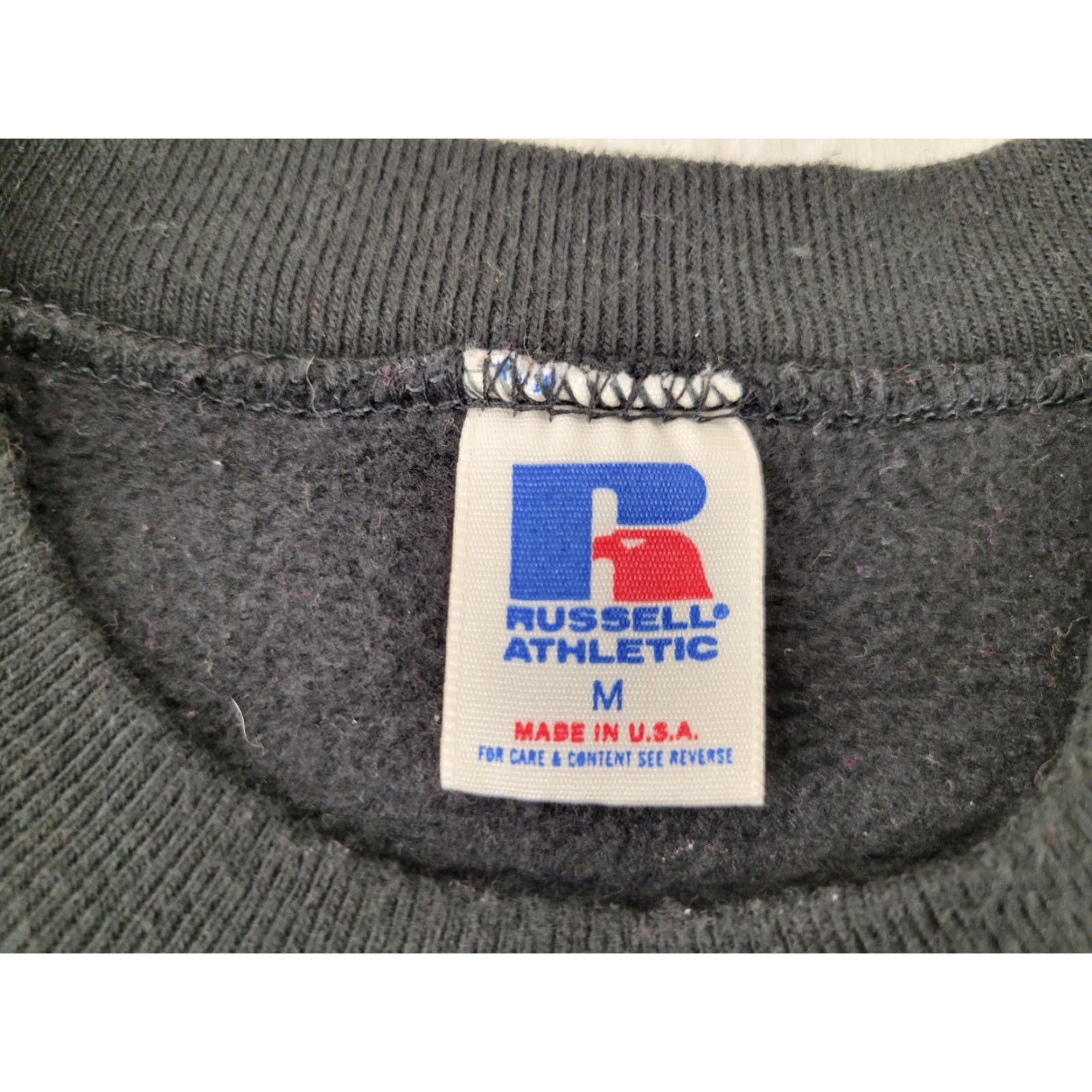 Russell Athletic VINTAGE Russell Athletic Sweatshirt Black USA Athletic Men's Med C-2-3 U.S Army VTG 90s Crew Neck Long Sleeve Pullover Size US M / EU 48-50 / 2 - 8 Thumbnail