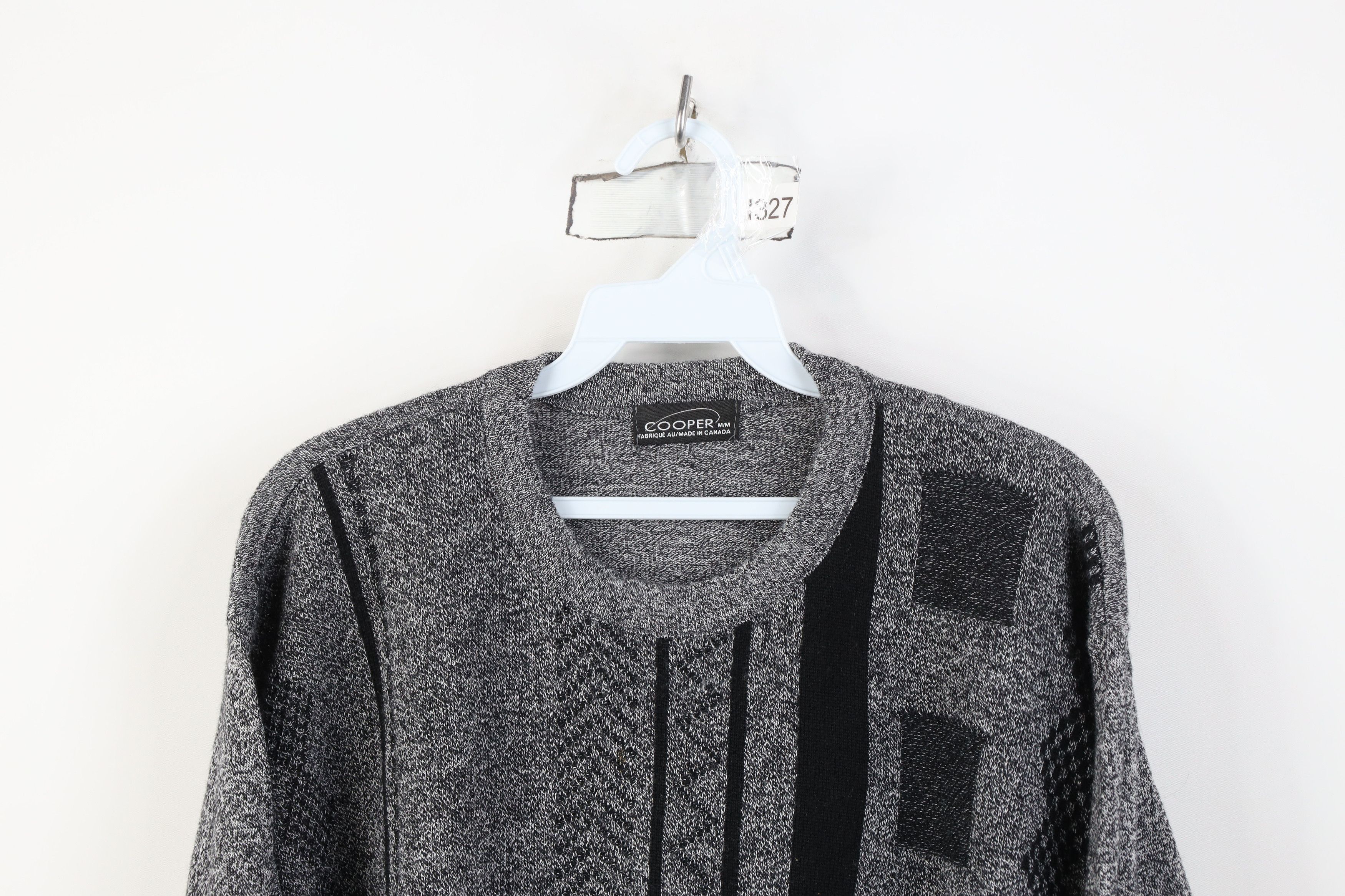 Vintage Vintage 90s Coogi Style Geometric Knit Crewneck Sweater Size US M / EU 48-50 / 2 - 2 Thumbnail