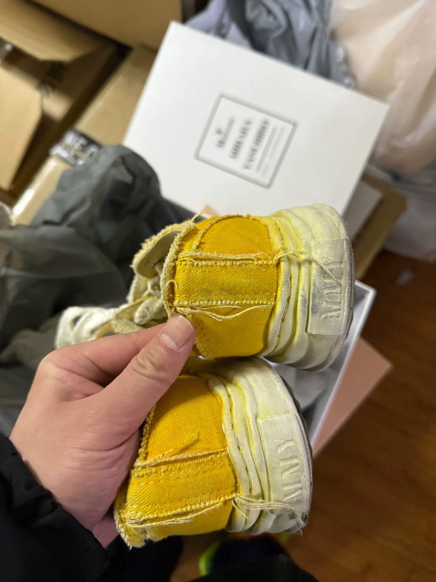 Maison MIHARA YASUHIRO Mihara Yasuhiro Yellow Melting Low Top 41 (OG Box) Size US 8 / EU 41 - 4 Thumbnail