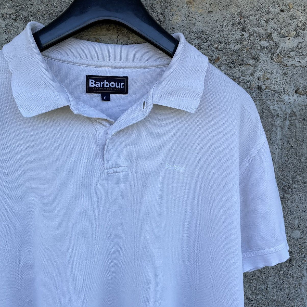 Barbour Vintage Barbour Polo T-shirts Small Logo Basic Fit 90s Y2K Size US XL / EU 56 / 4 - 9 Thumbnail