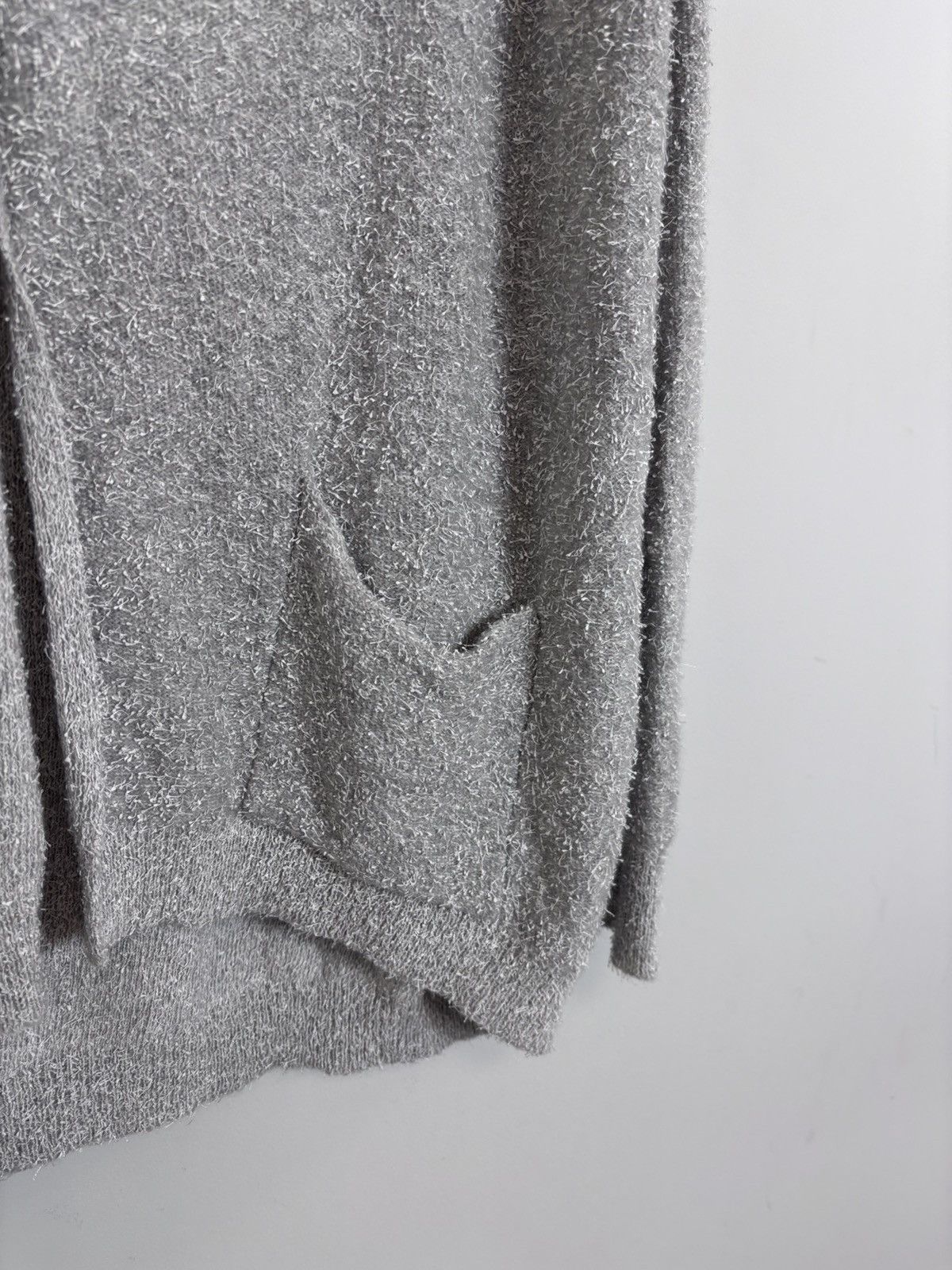 Fabiana Filippi Fabiana Filippi Women’s Grey Cashmere Blend Cardigan Sweater Size M / US 6-8 / IT 42-44 - 7 Thumbnail