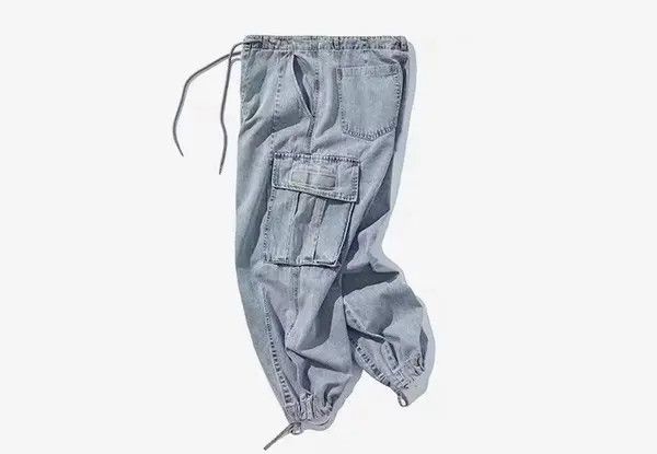 Japanese Brand 20AW Indigo Union Japan Washed Denim Worker Jogger Pants Size US 32 / EU 48 - 3 Thumbnail