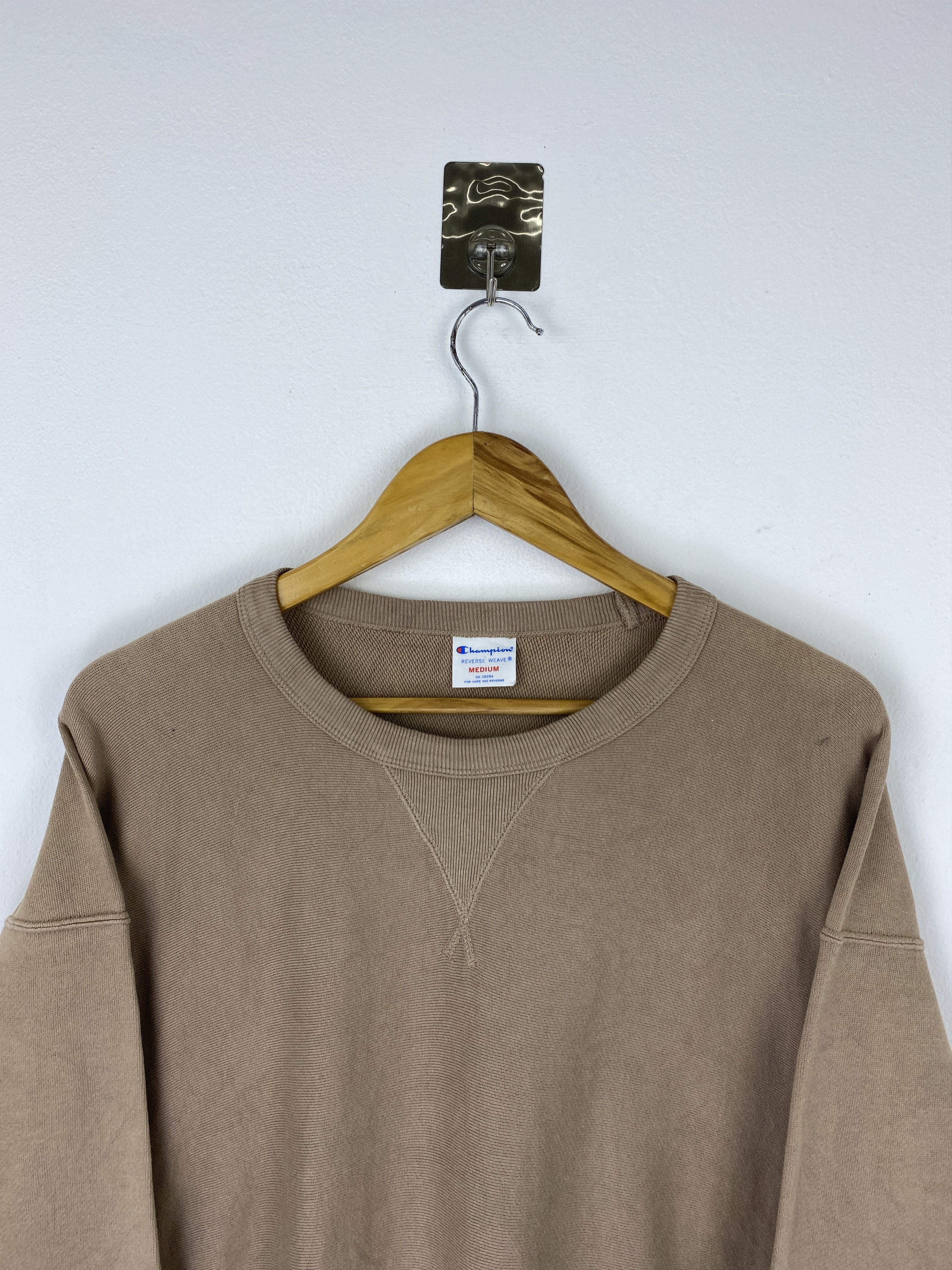 Champion Vintage Champion Plain Pullover Crewneck Sweatshirt SH0510 Size US M / EU 48-50 / 2 - 2 Thumbnail