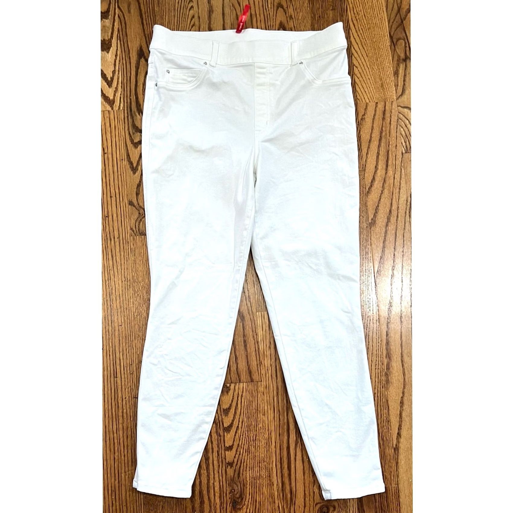 Spanx Spanx White Skinny Jeans Ankle High Rise Denim Pull-On Core-Shaping Women’s XL Jeans Pants Skinny Ankle White Size 40" / US 18 - 2 Thumbnail