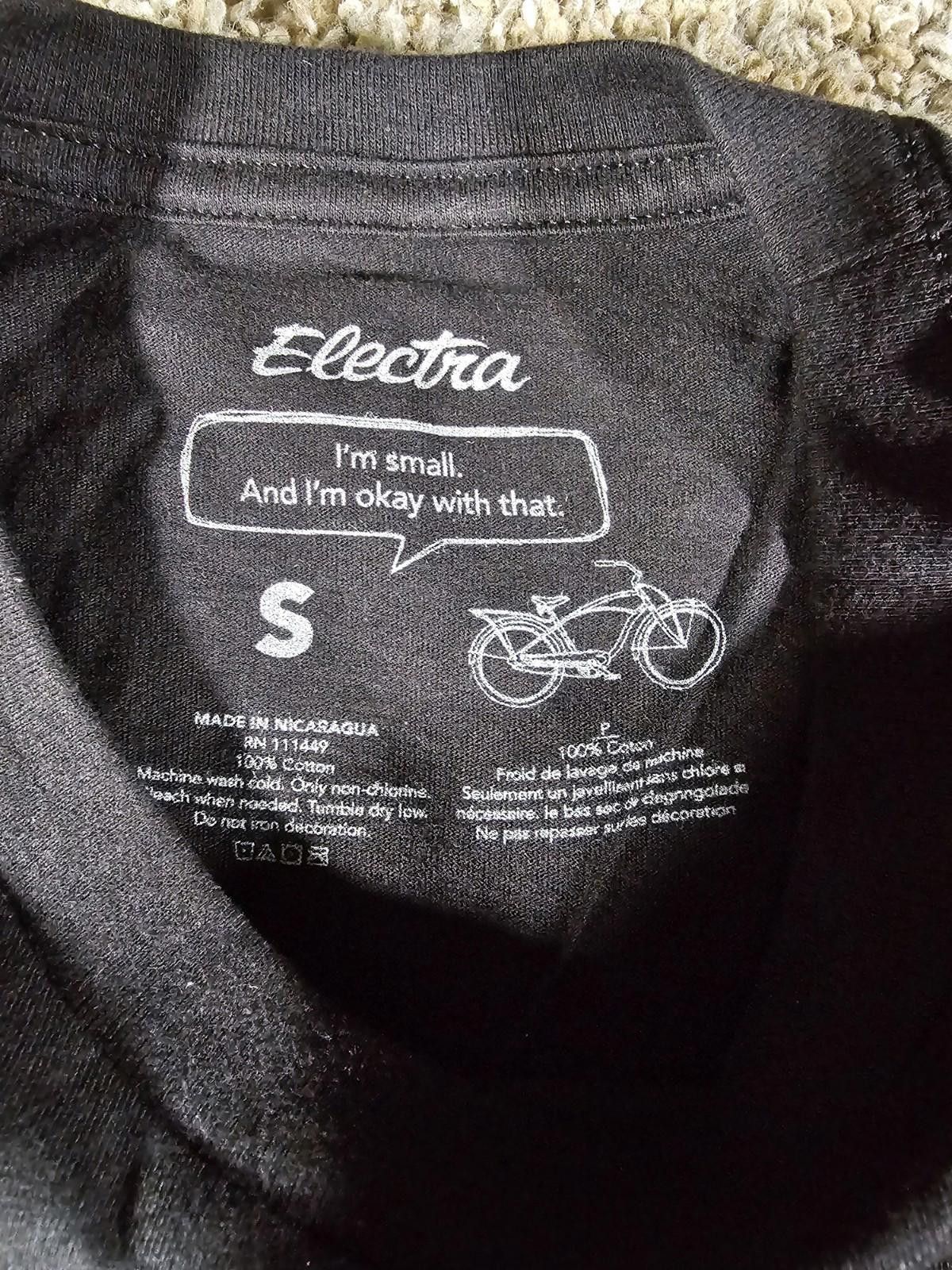 Electric Visual electra bicycle company mens S T-shirt Black NEW Size US S / EU 44-46 / 1 - 5 Thumbnail