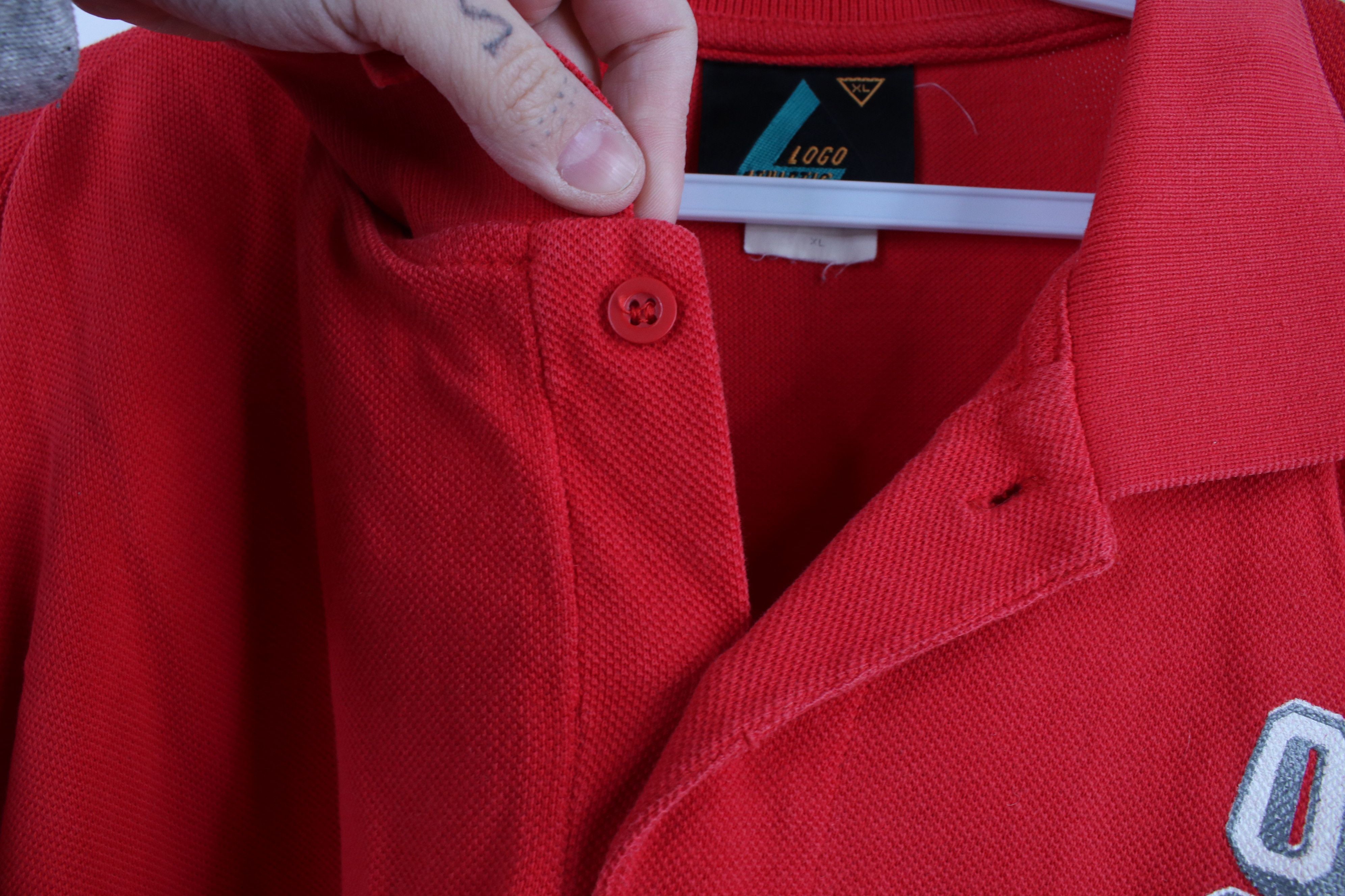 Vintage Vintage 90s Spell Ohio State University Collared Polo Shirt Size US XL / EU 56 / 4 - 8 Thumbnail