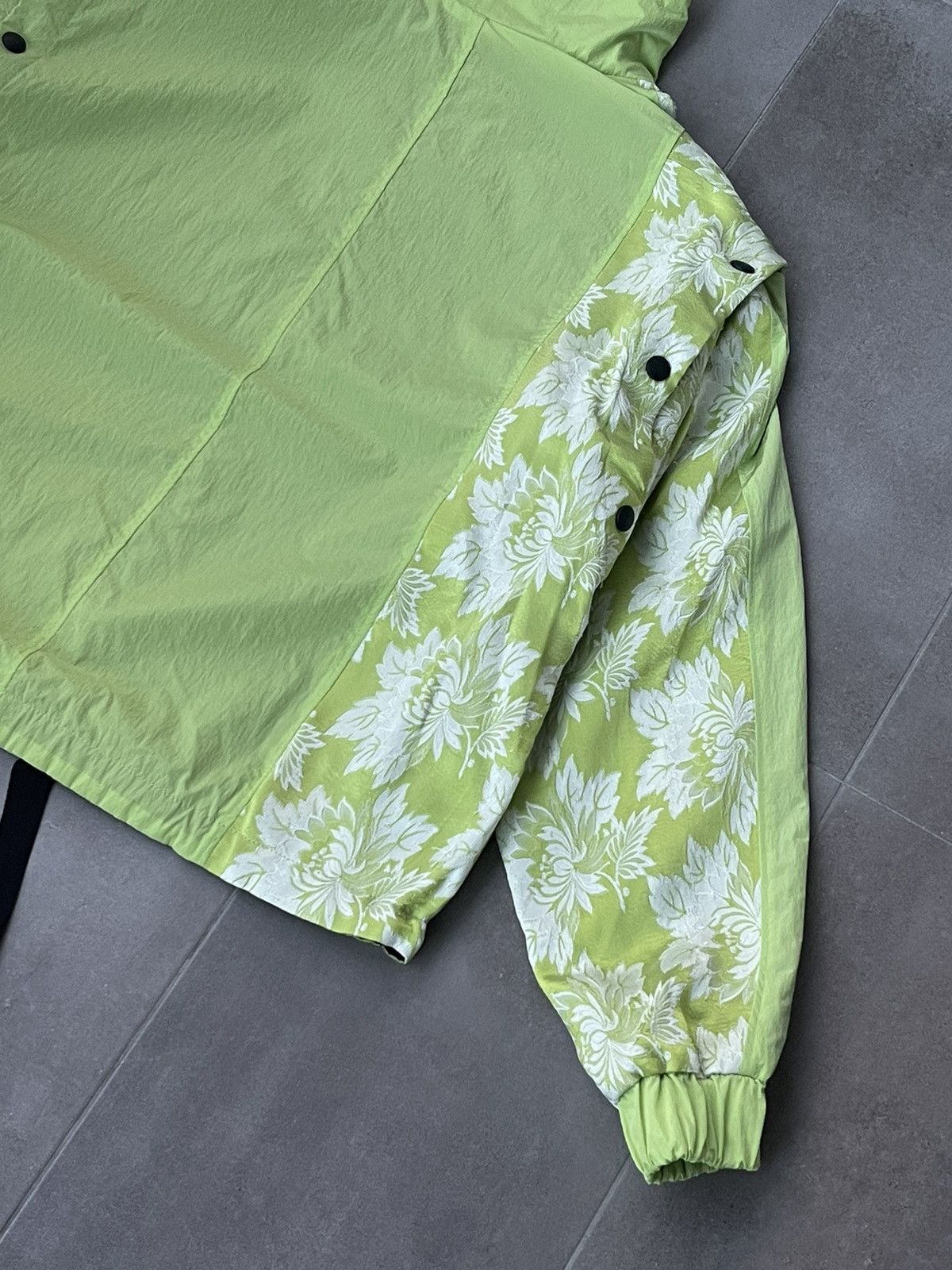 Japanese Brand !DS! AW22 Zsigmond Kassa Acid Green Jacket Coat Size US M / EU 48-50 / 2 - 18 Thumbnail