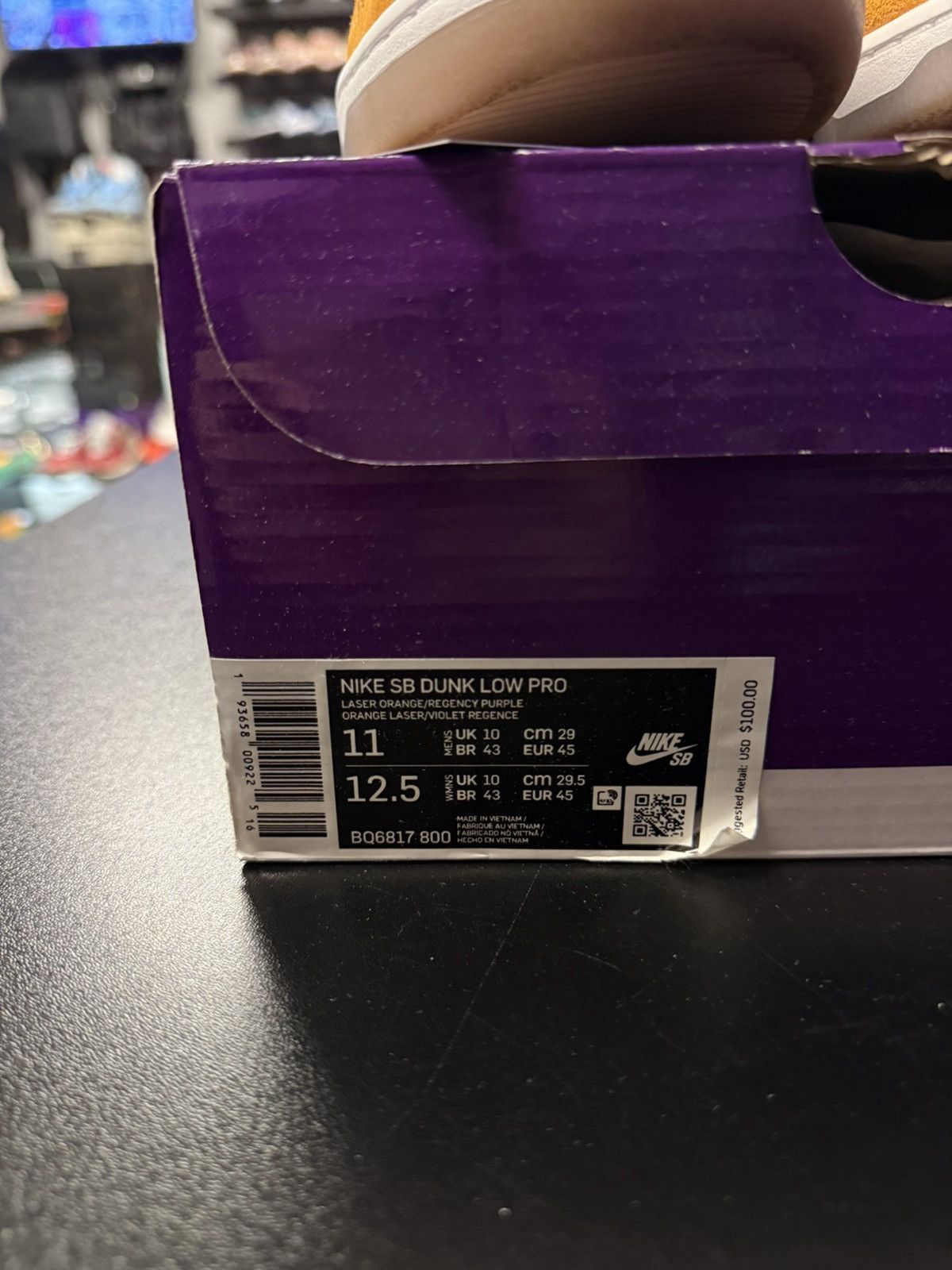 Nike Size 11 - Nike SB Dunk Low Laser Orange 2020 (BQ6817-800) Size US 11 / EU 44 - 16 Thumbnail