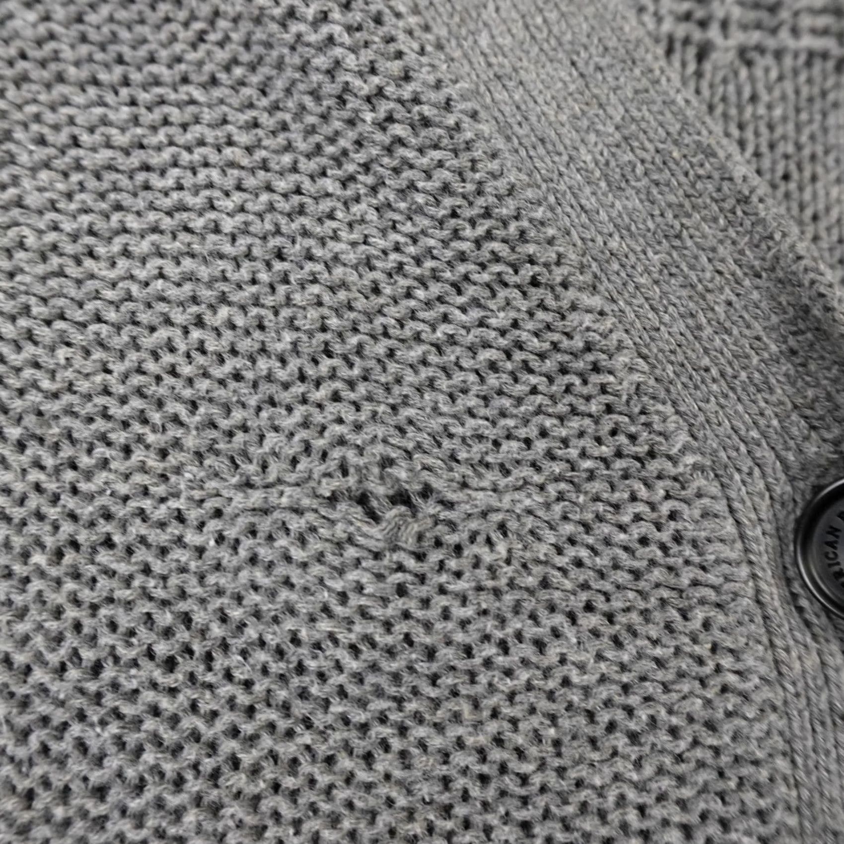 American Eagle Outfitters American Eagle Cardigan Womens S Gray Knit Button Sweater Cardigan Size S / US 4 / IT 40 - 2 Thumbnail