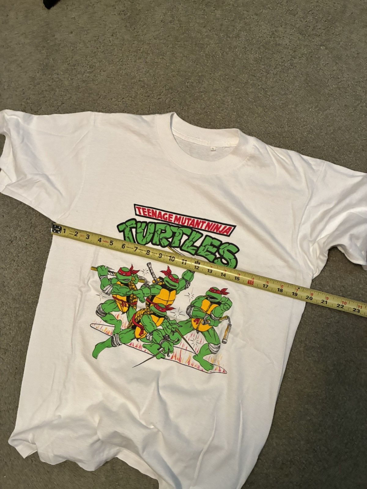 Vintage Vintage 90s Teenage Mutant Ninja Turtles tee shirt Size US XL / EU 56 / 4 - 4 Thumbnail
