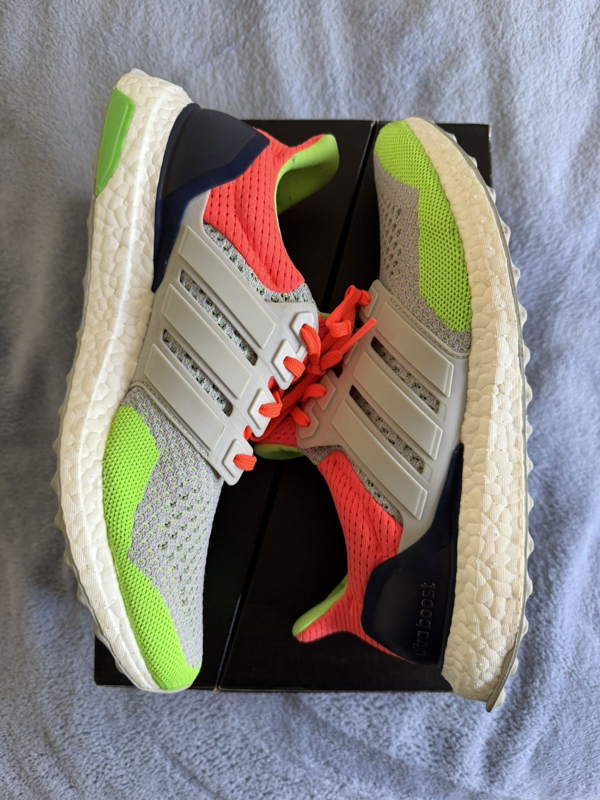 adidas gazelle silver green womens adidas Ultraboost 22 Shoes - Men's - Core Black / Turbo / Flash Orange