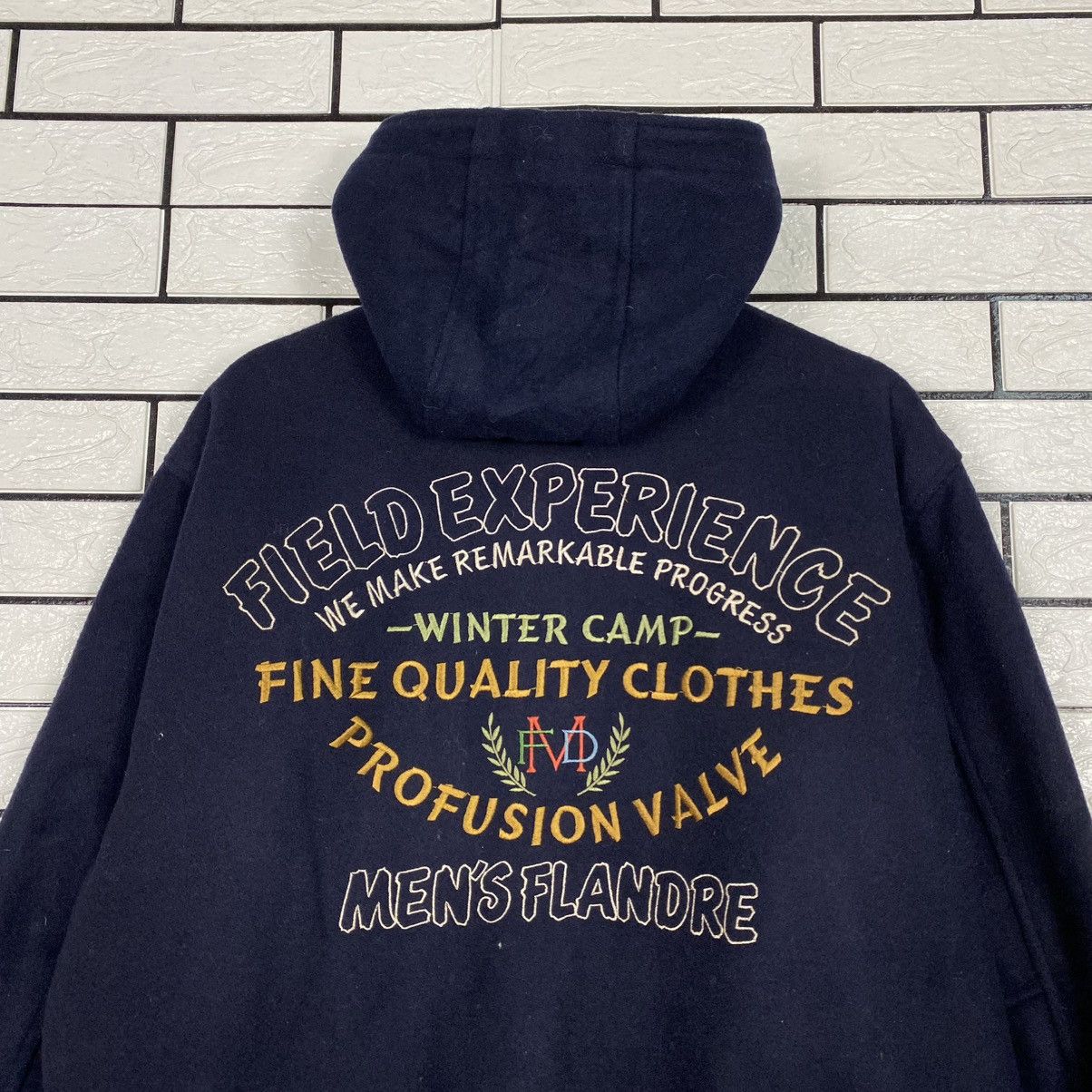 Japanese Brand 🔥VINTAGE WOOL BOMBER JACKET MEN’S FLANDRE ISSEY MIYAKE Size US M / EU 48-50 / 2 - 9 Thumbnail