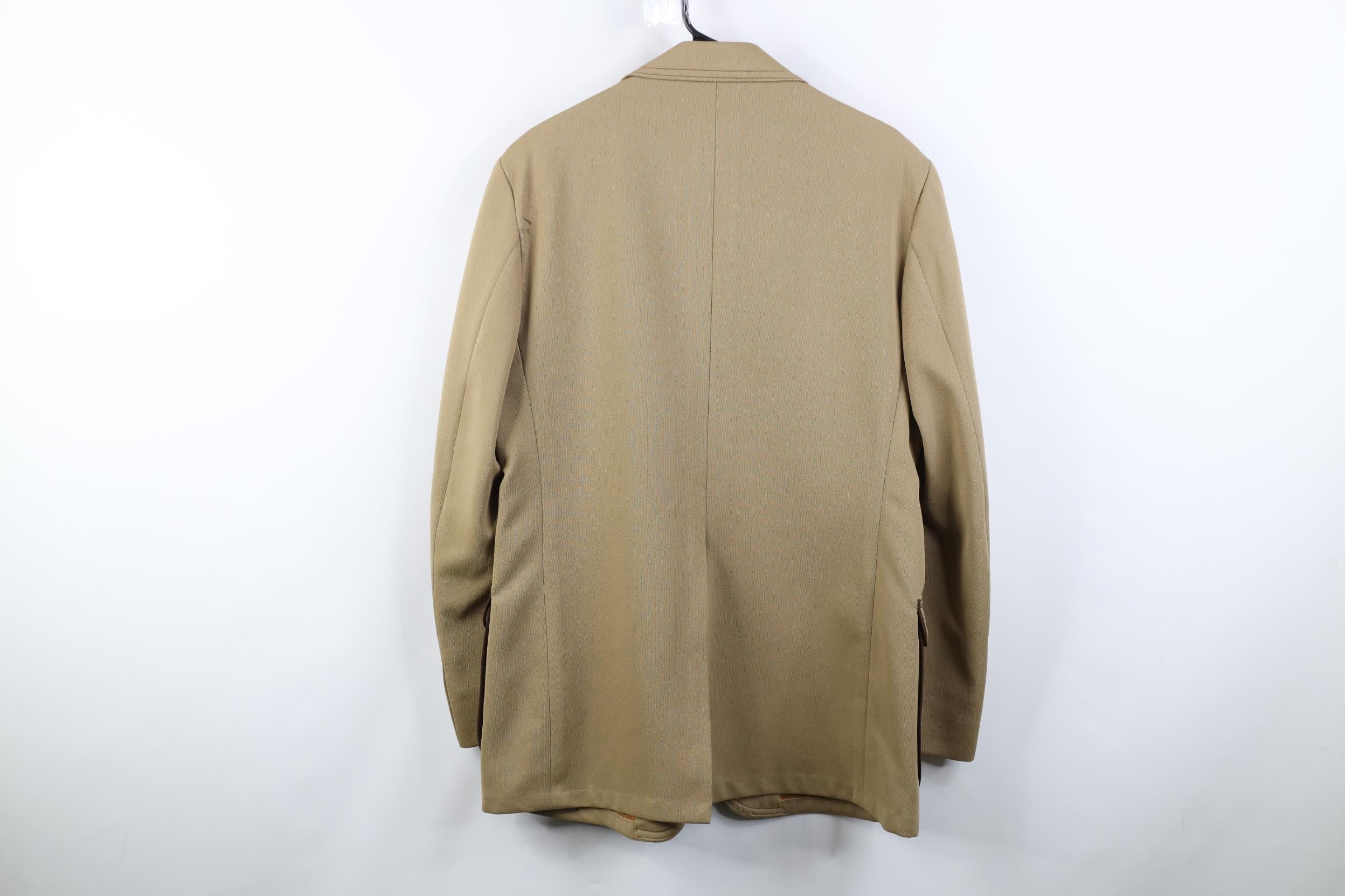 Vintage Vintage 70s Rockabilly Knit Suit Coat Blazer Jacket USA Size US XXL / EU 58 / 5 - 13 Thumbnail
