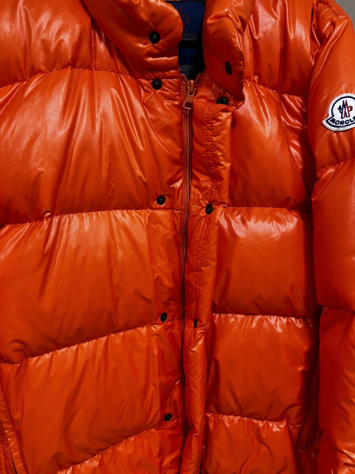Moncler Moncler Orange Puffer Down Jacket Grenoble Rare Vintage Size US M / EU 48-50 / 2 - 10 Thumbnail