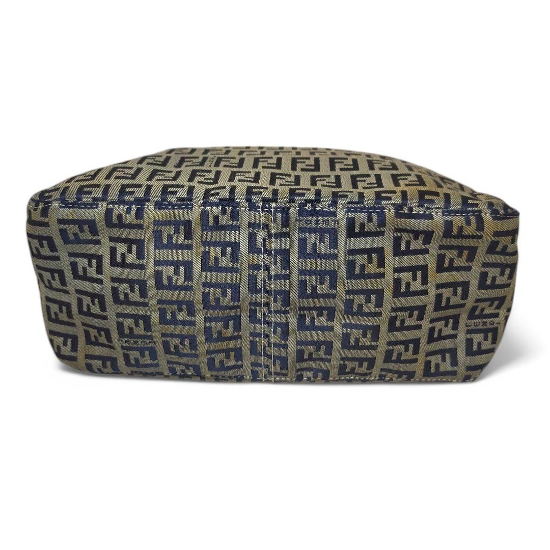 Fendi Fendi - Zucchino Pouch Handbag Monogram Zucca Brown Size ONE SIZE - 4 Thumbnail