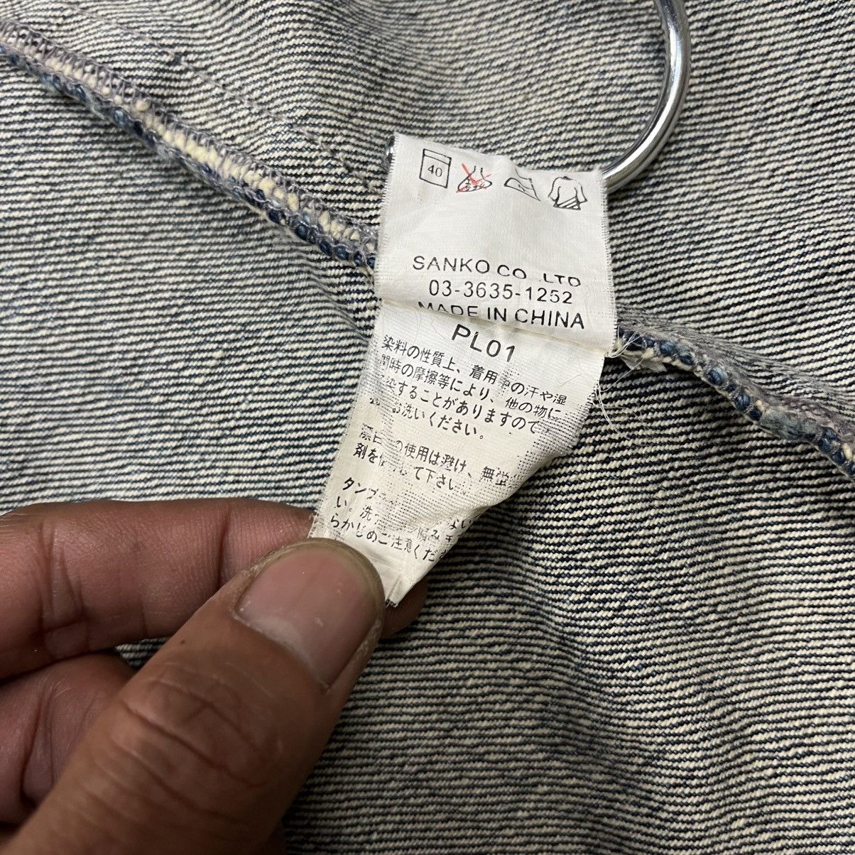 If Six Was Nine 2000s Jackrose - Crash Denim Cross Patch Jacket Size US M / EU 48-50 / 2 - 13 Thumbnail