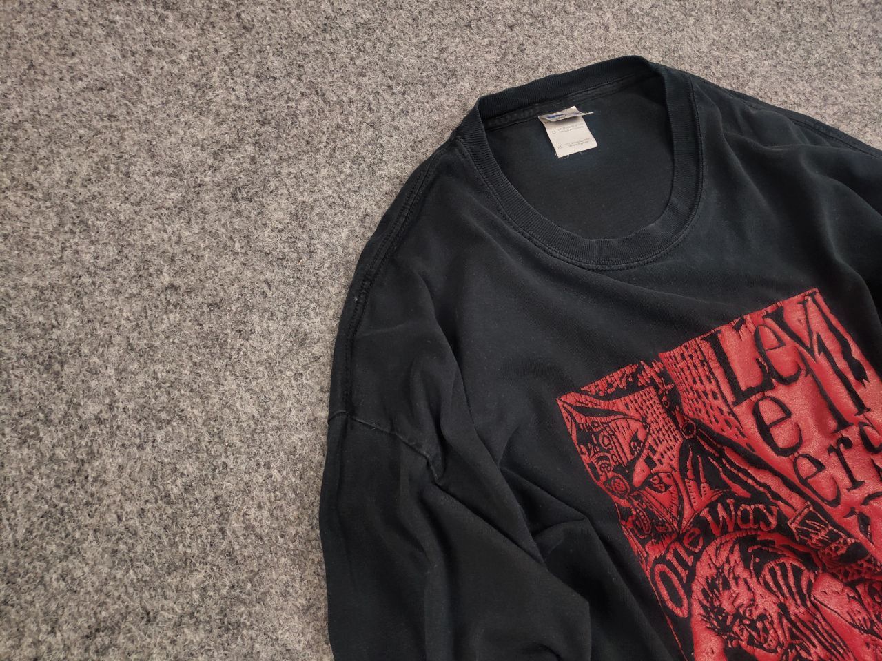 Band Tees Vintage 90's The Levellers One Way Band Long sleeve T-Shirt Size US XL / EU 56 / 4 - 7 Thumbnail