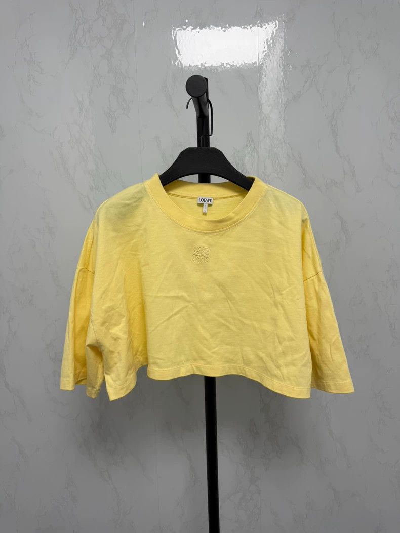 LOEWE Logo identification beige short sleeve