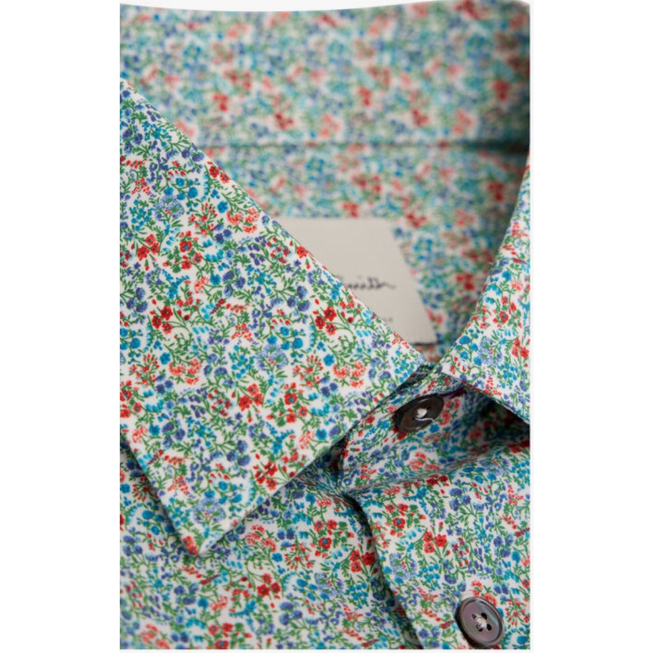 Paul Smith Paul Smith Multicolor Floral Print Dress Shirt 16 Boho West Size US L / EU 52-54 / 3 - 7 Thumbnail